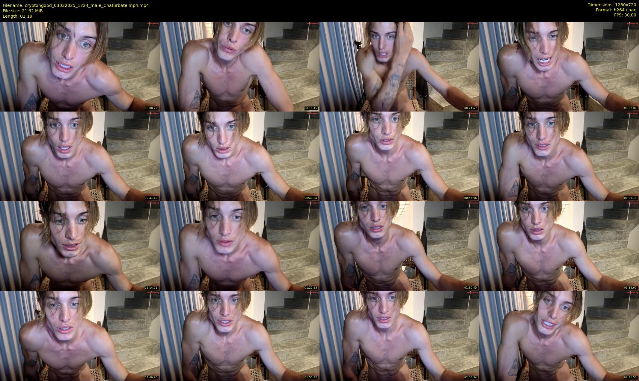cryptongood — 3 minute Chaturbate male cam show recording, 720p, Mar 3, 2025