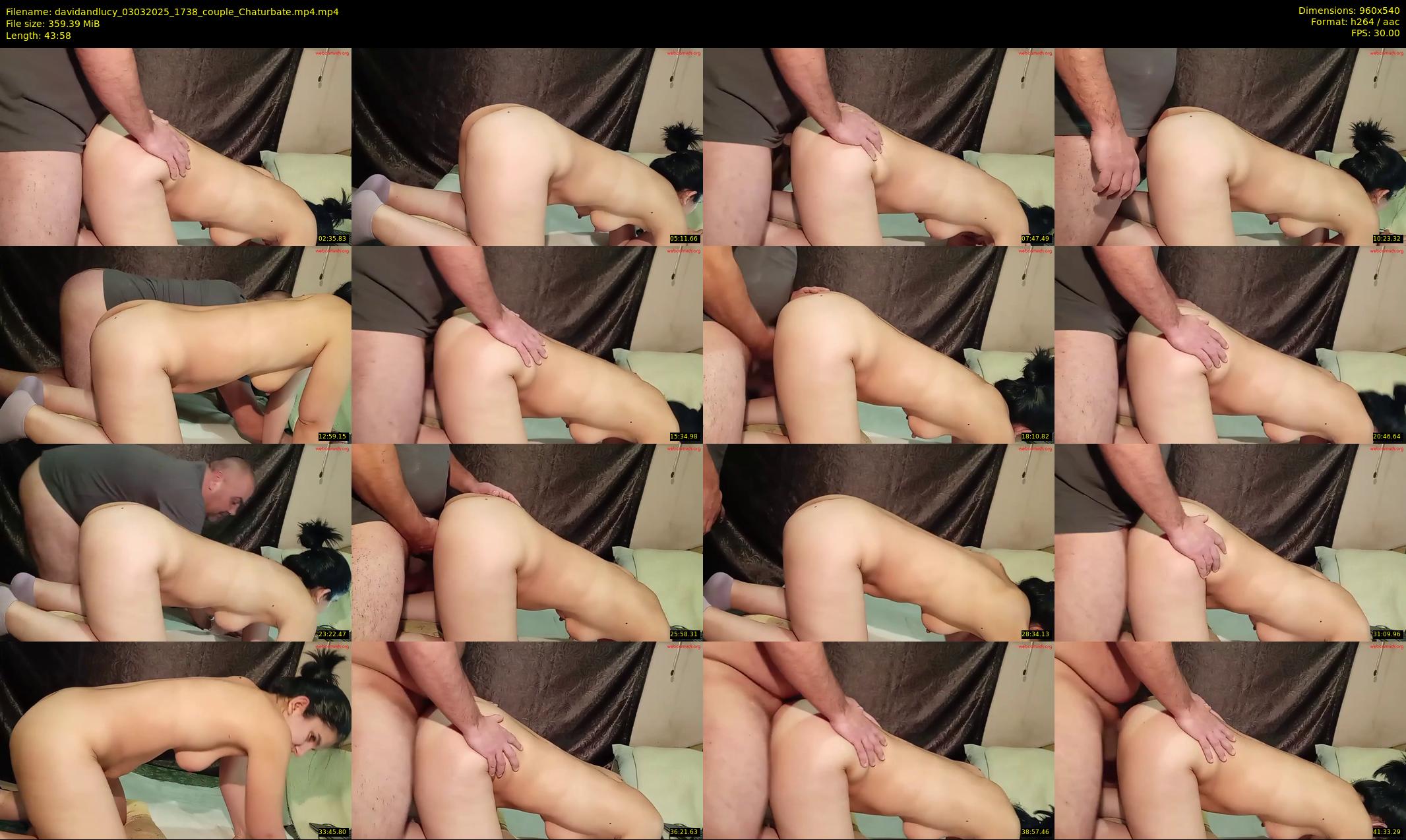 davidandlucy — 44 minute Chaturbate couple cam show recording, 480p, Mar 3, 2025