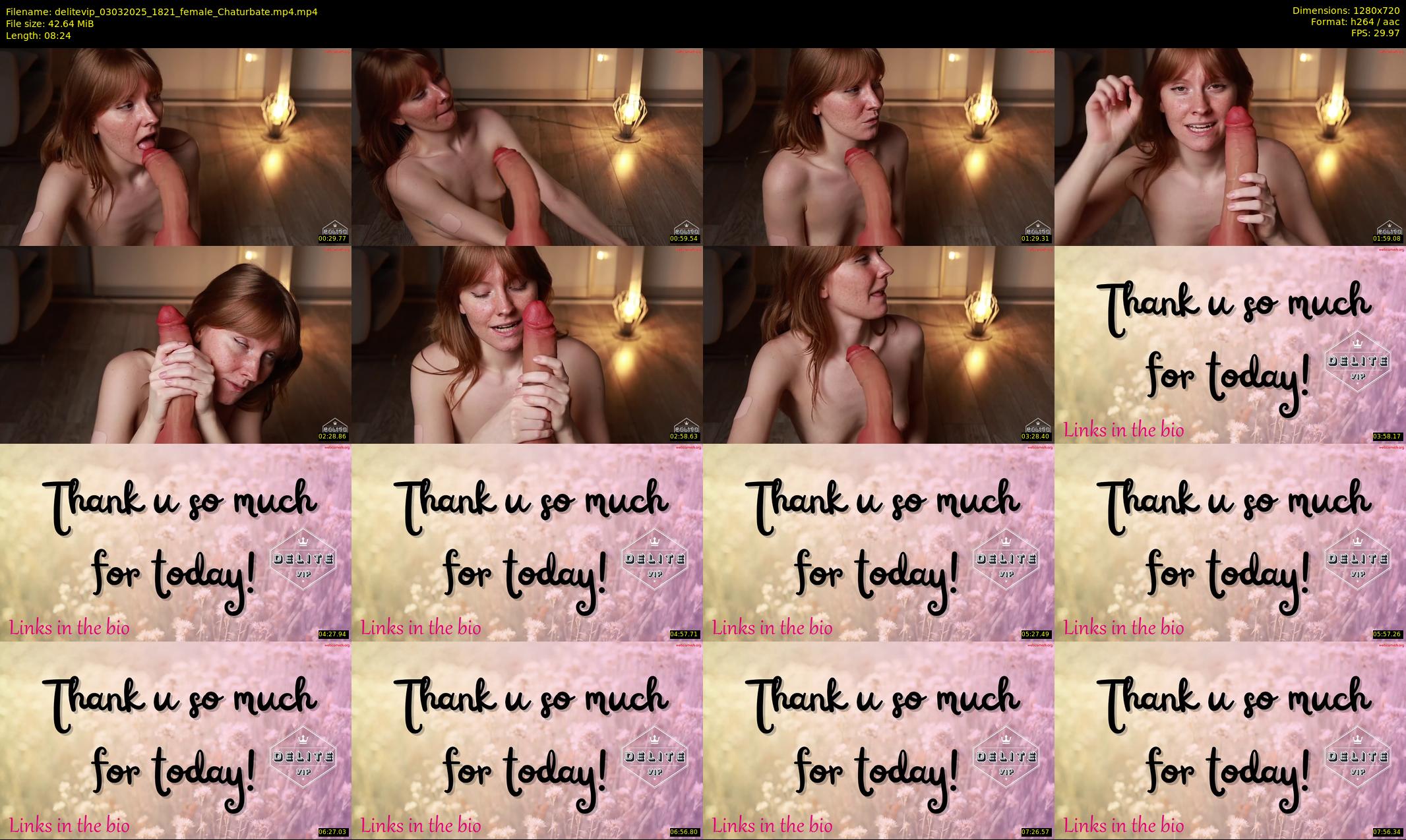 delitevip — 9 minute Chaturbate female cam show recording, 720p, Mar 3, 2025