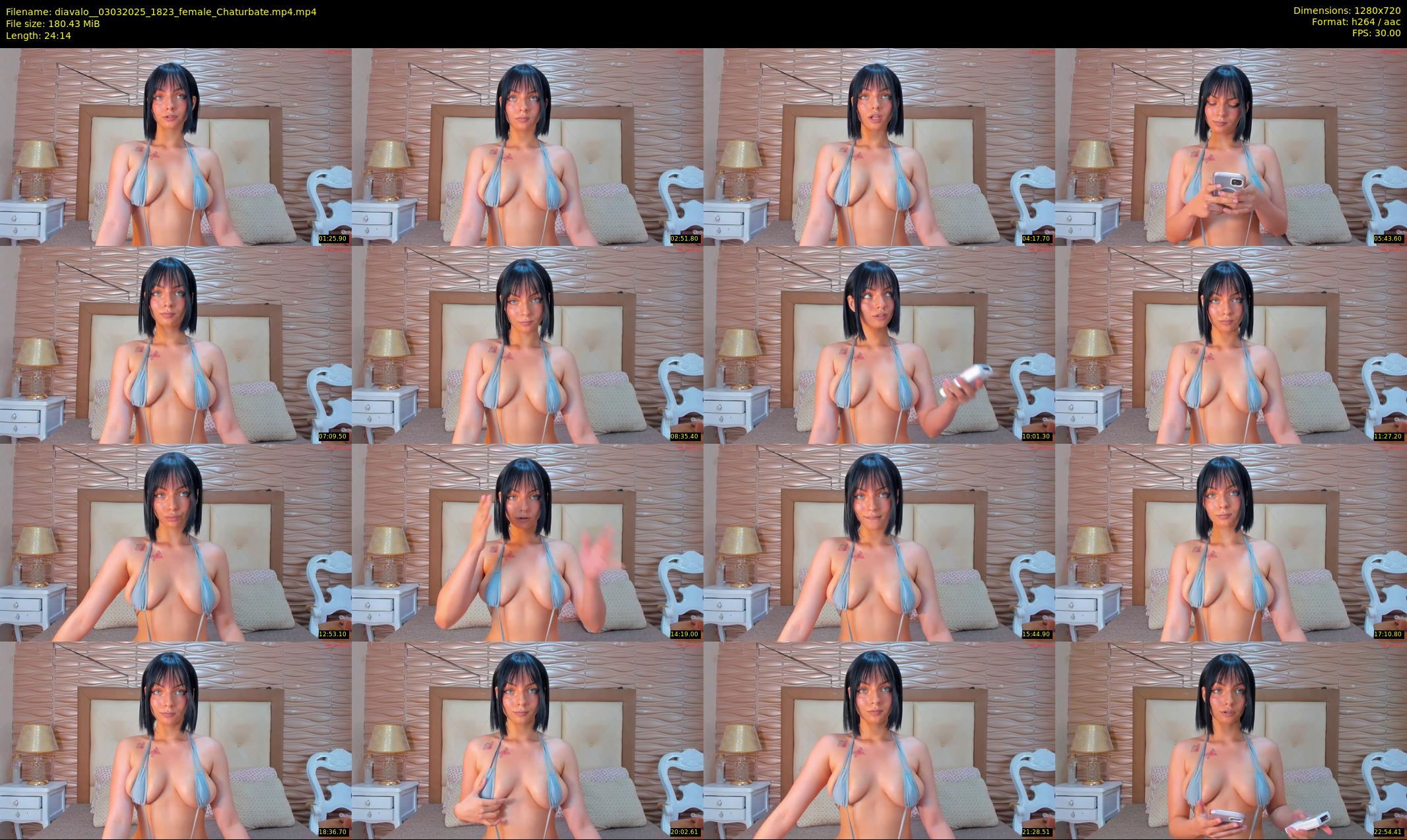 diavalo_ — 25 minute Chaturbate female cam show recording, 720p, Mar 3, 2025