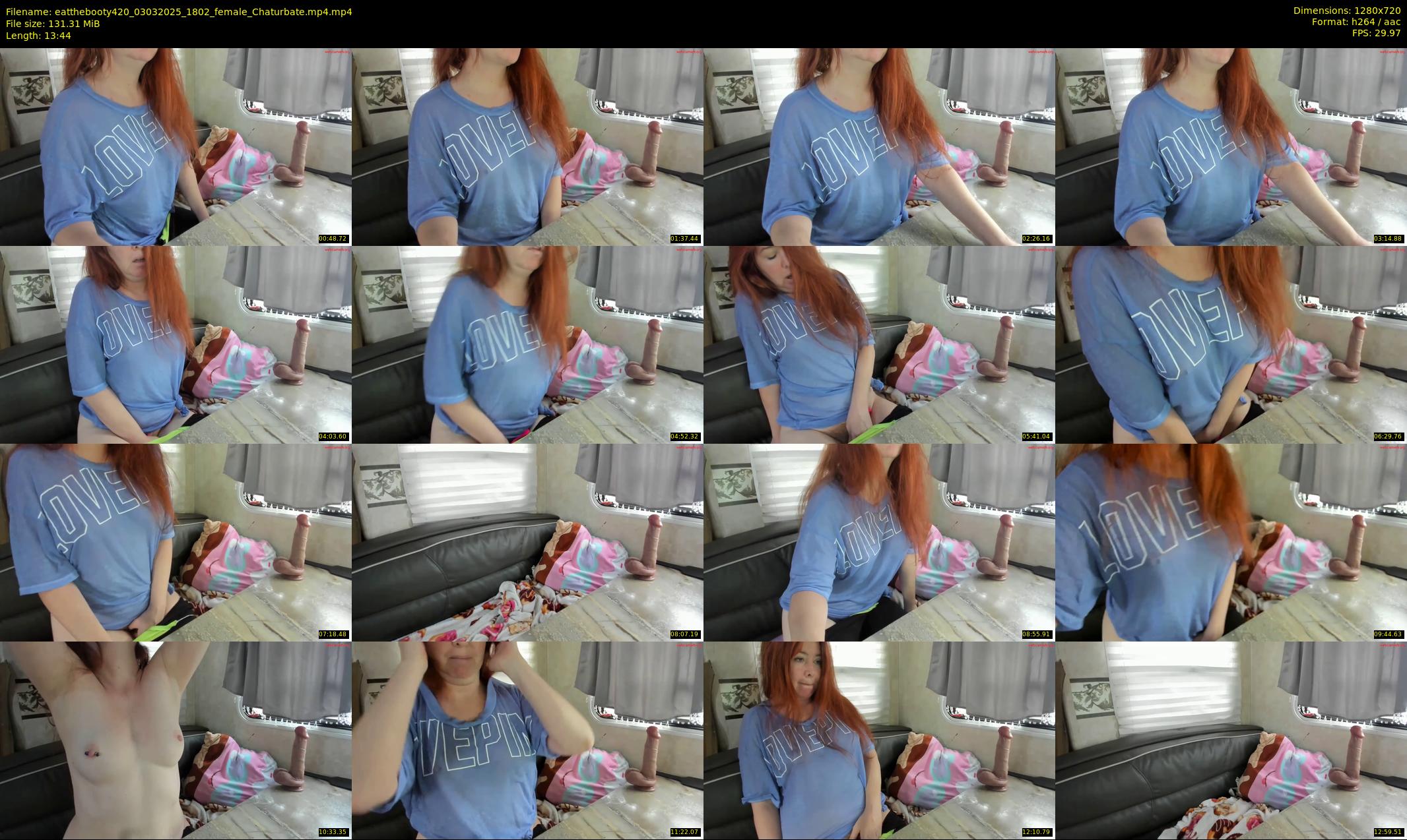 eatthebooty420 — 14 minute Chaturbate female cam show recording, 720p, Mar 3, 2025