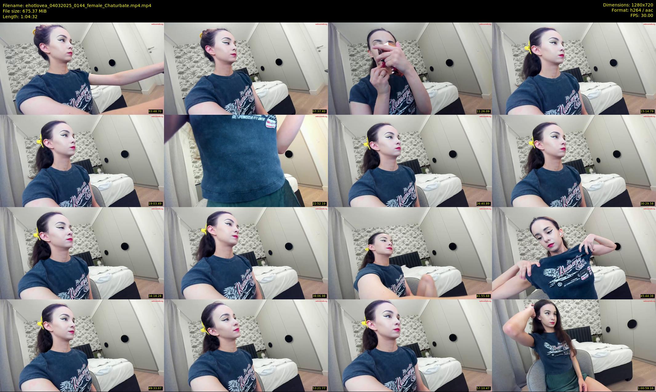 ehotlovea — 65 minute Chaturbate female cam show recording, 720p, Mar 4, 2025