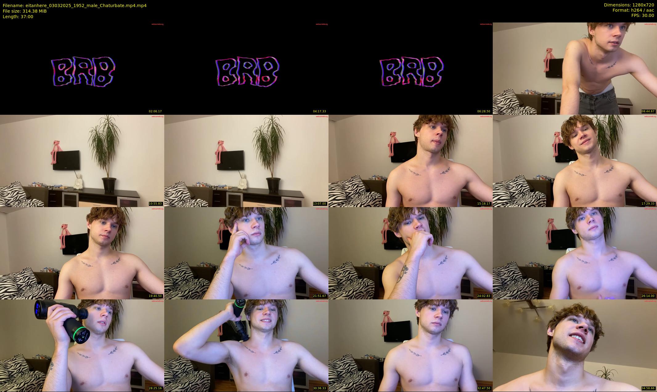 eitanhere — 37 minute Chaturbate male cam show recording, 720p, Mar 3, 2025