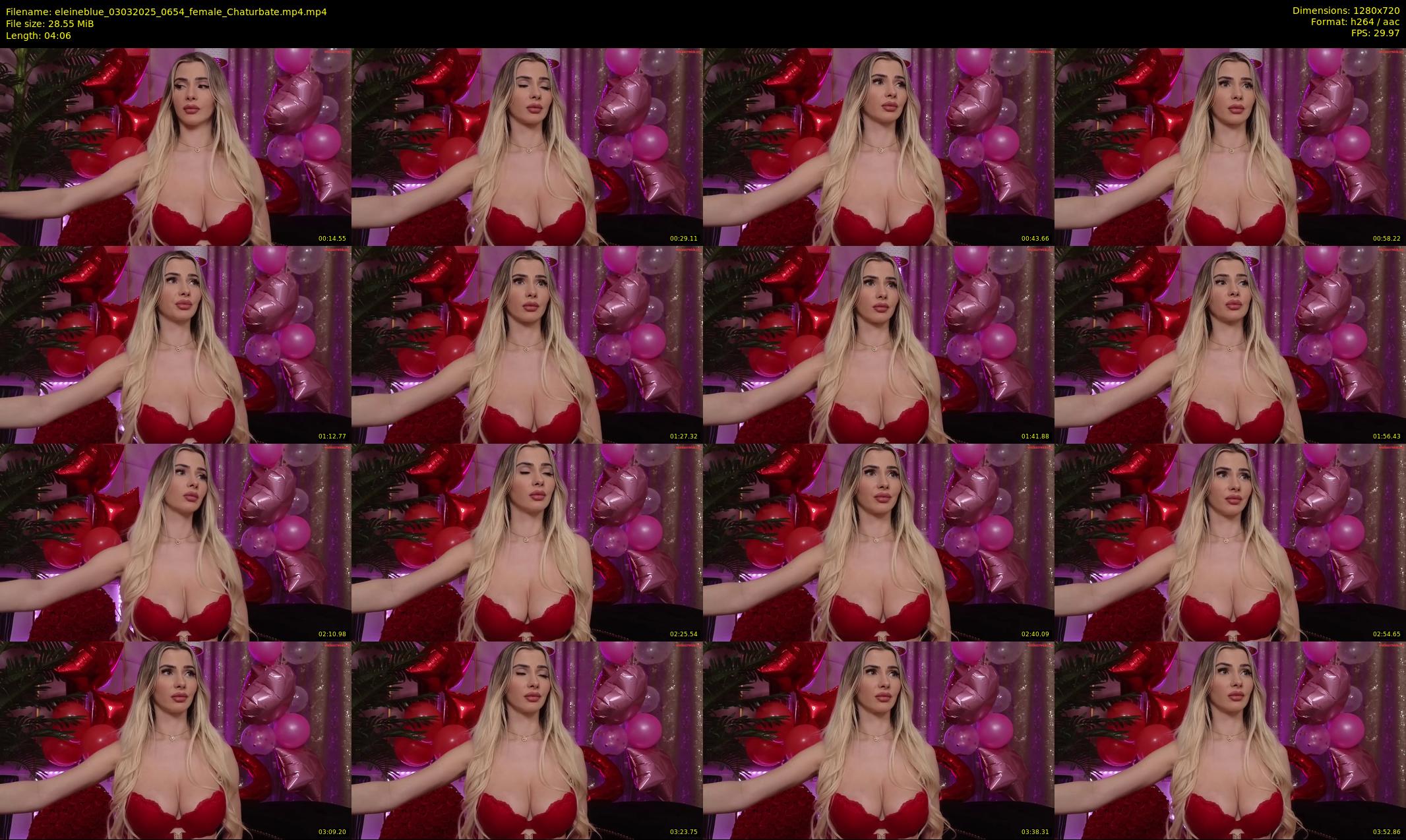 eleineblue — 5 minute Chaturbate female cam show recording, 720p, Mar 3, 2025
