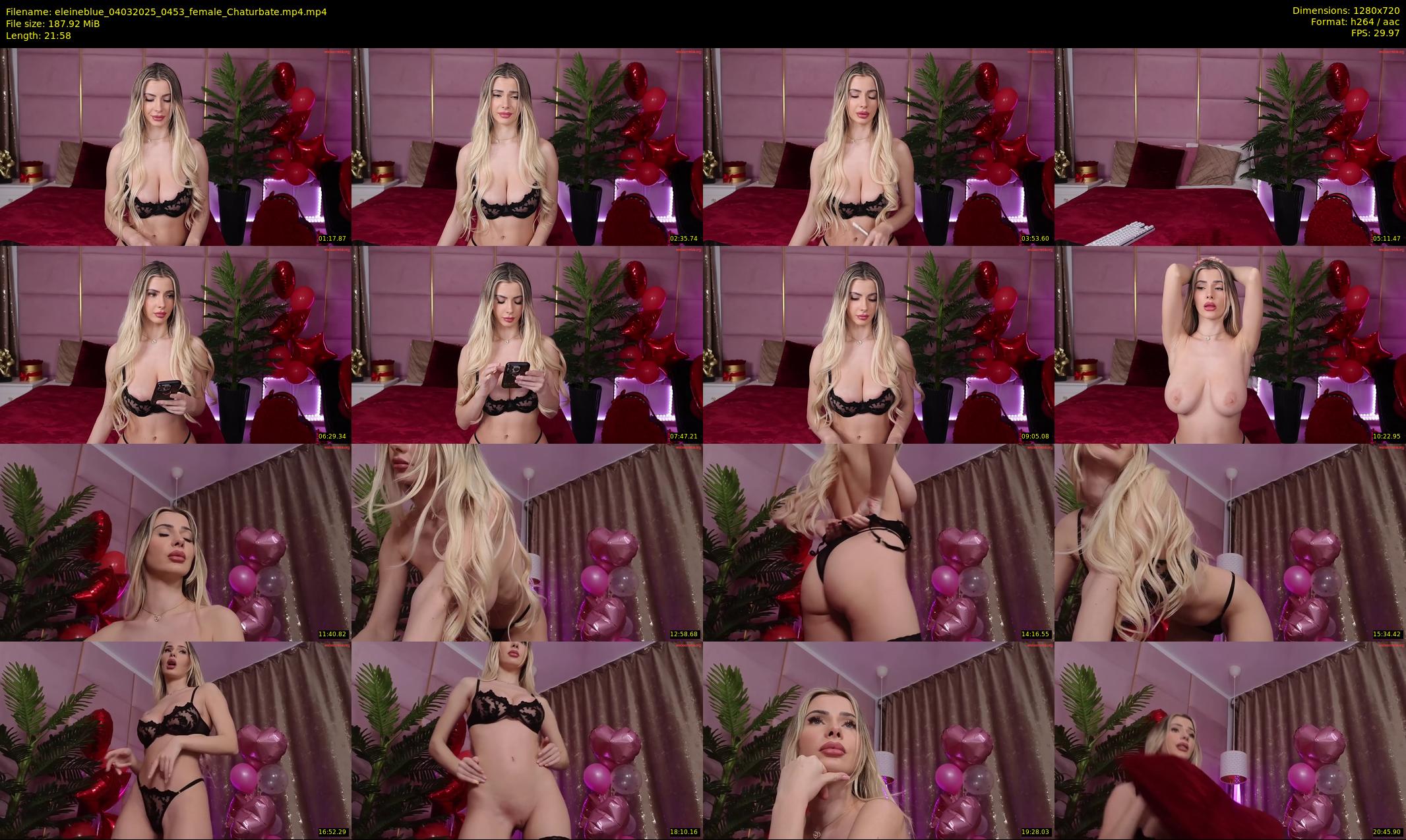 eleineblue — 22 minute Chaturbate female cam show recording, 720p, Mar 4, 2025