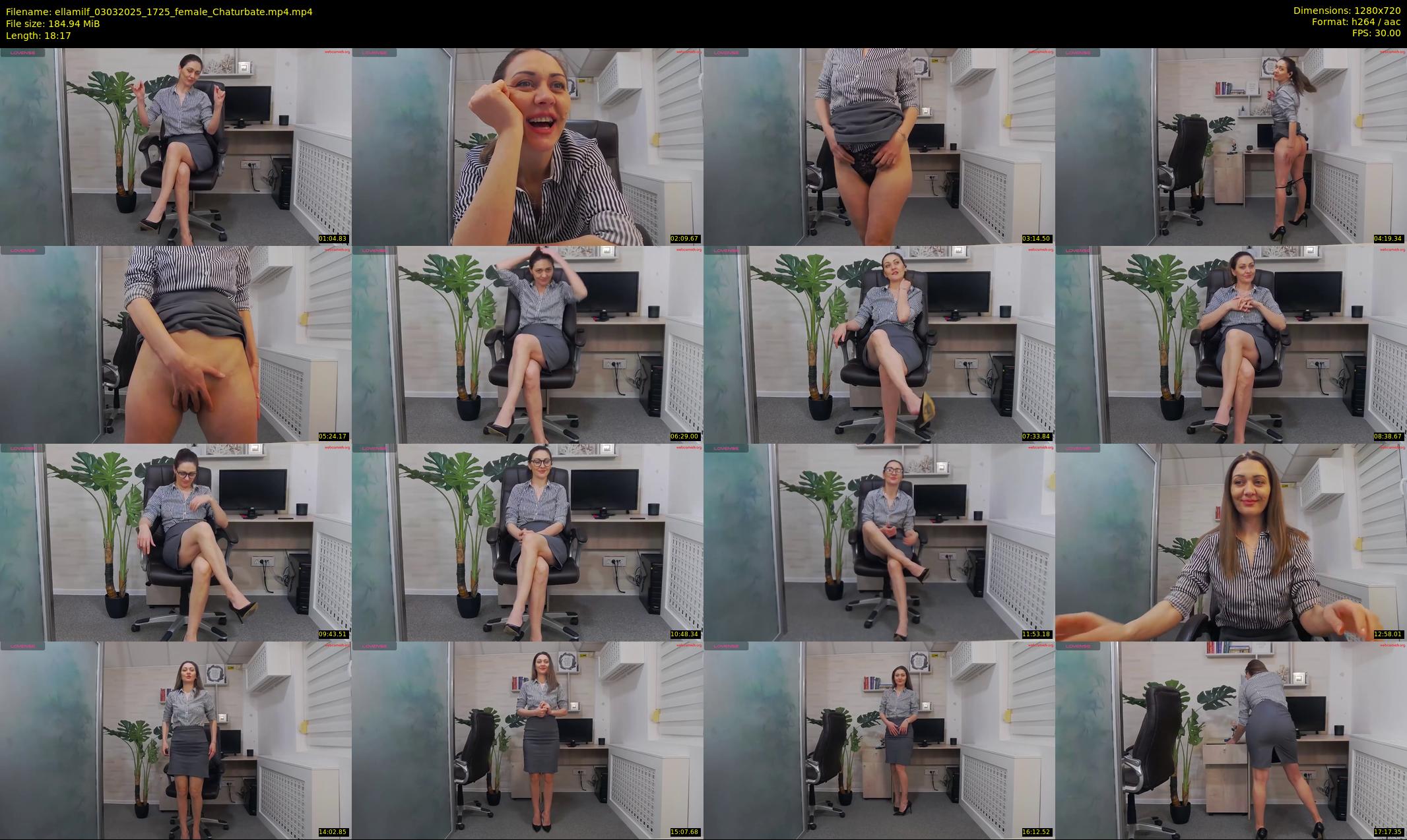 ellamilf — 19 minute Chaturbate female cam show recording, 720p, Mar 3, 2025
