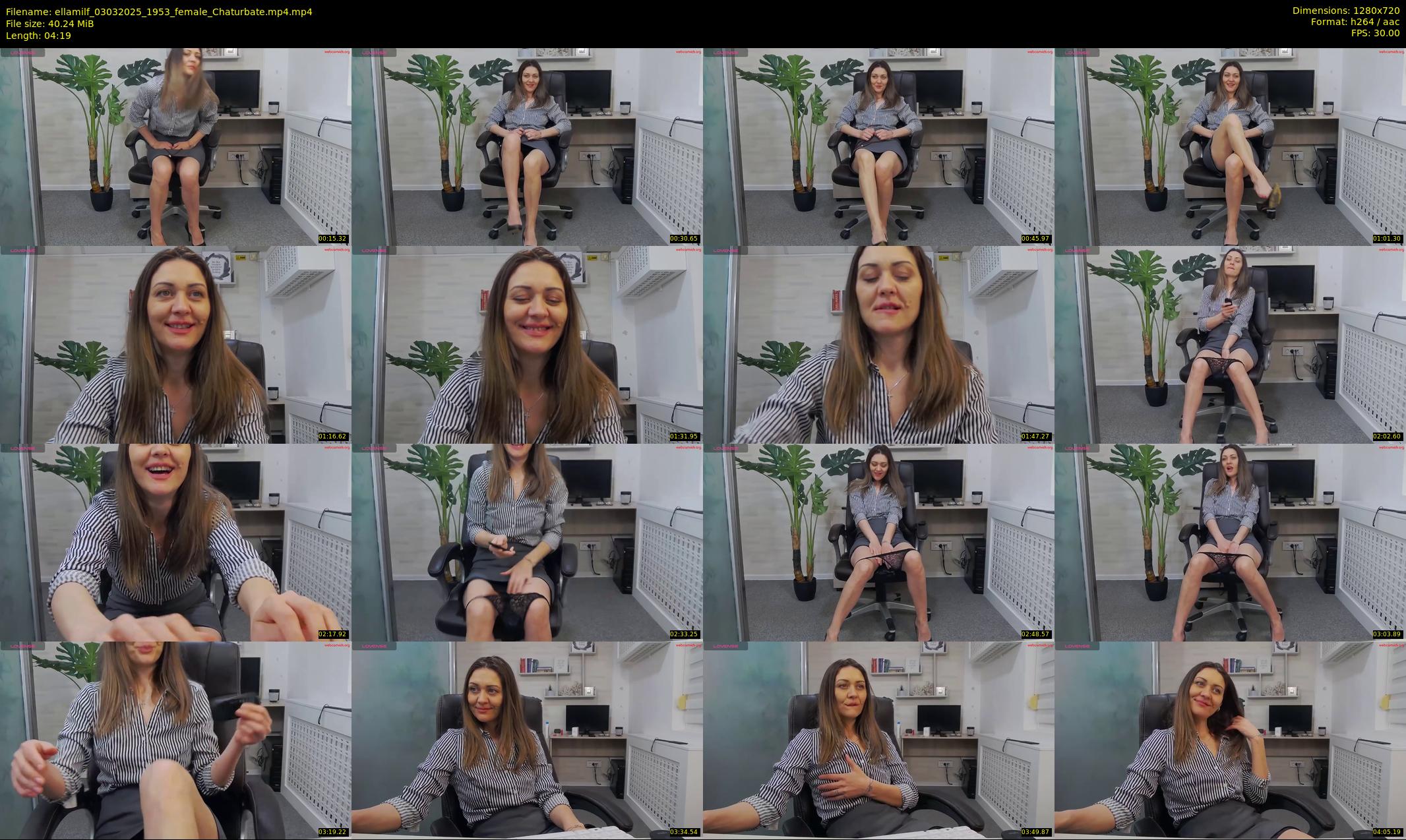 ellamilf — 5 minute Chaturbate female cam show recording, 720p, Mar 3, 2025