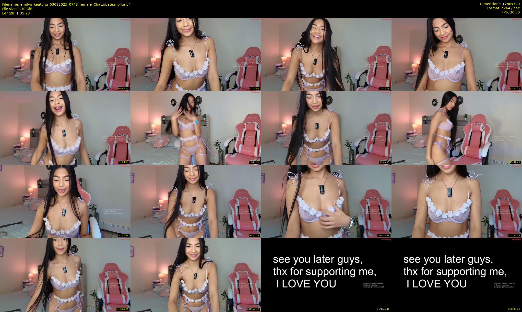 emilyn_keatting — 96 minute Chaturbate female cam show recording, 720p, Mar 3, 2025