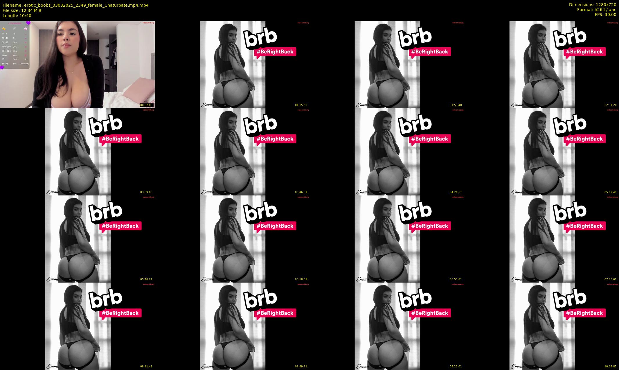 erotic_boobs — 11 minute Chaturbate female cam show recording, 720p, Mar 3, 2025