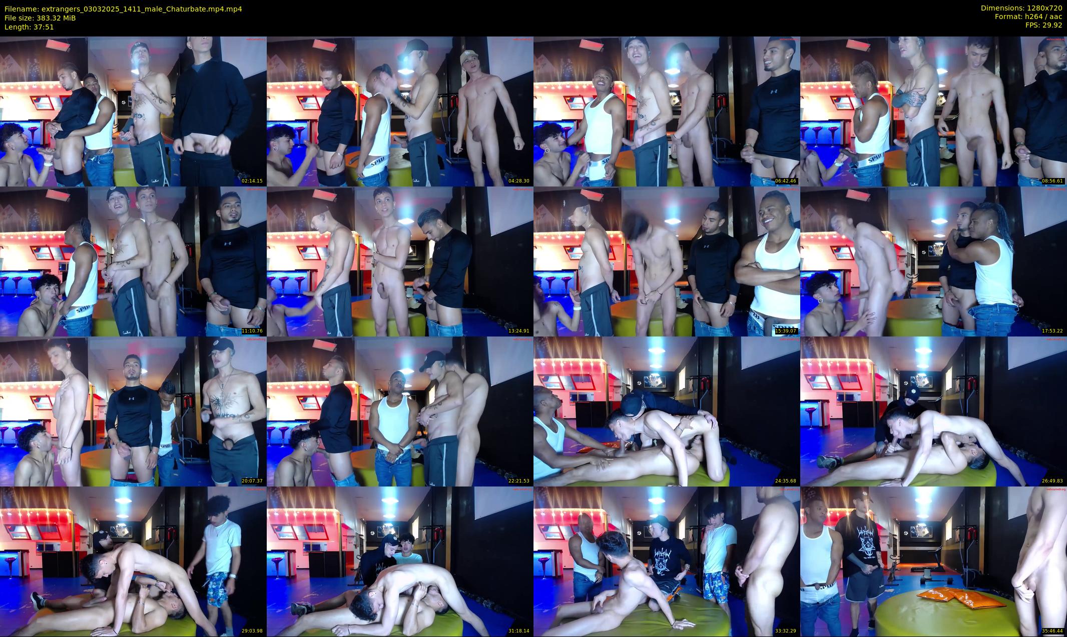 extrangers — 38 minute Chaturbate male cam show recording, 720p, Mar 3, 2025