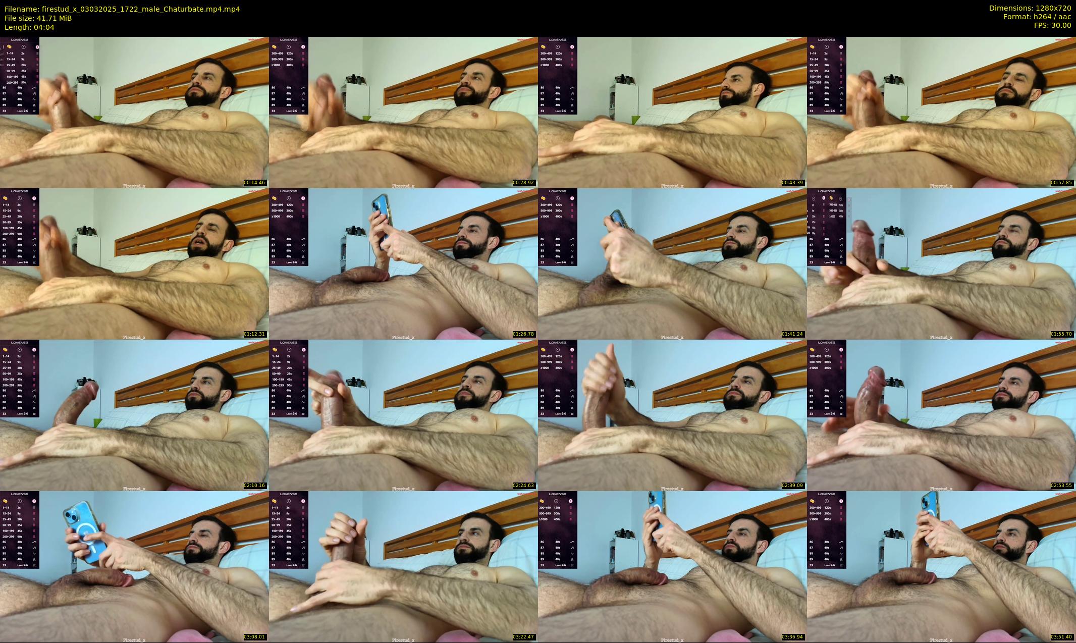 firestud_x — 5 minute Chaturbate male cam show recording, 720p, Mar 3, 2025