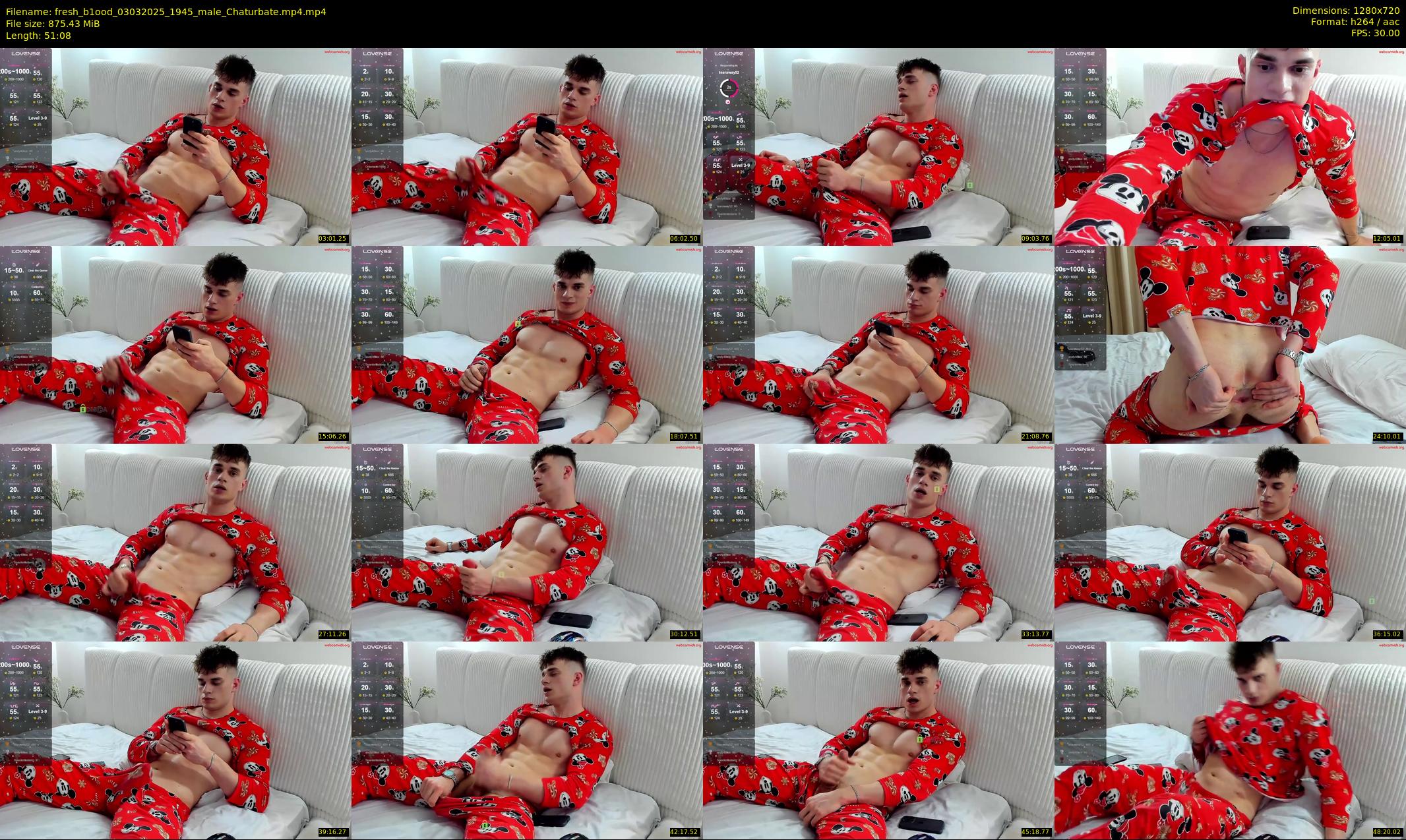 fresh_b1ood — 52 minute Chaturbate male cam show recording, 720p, Mar 3, 2025