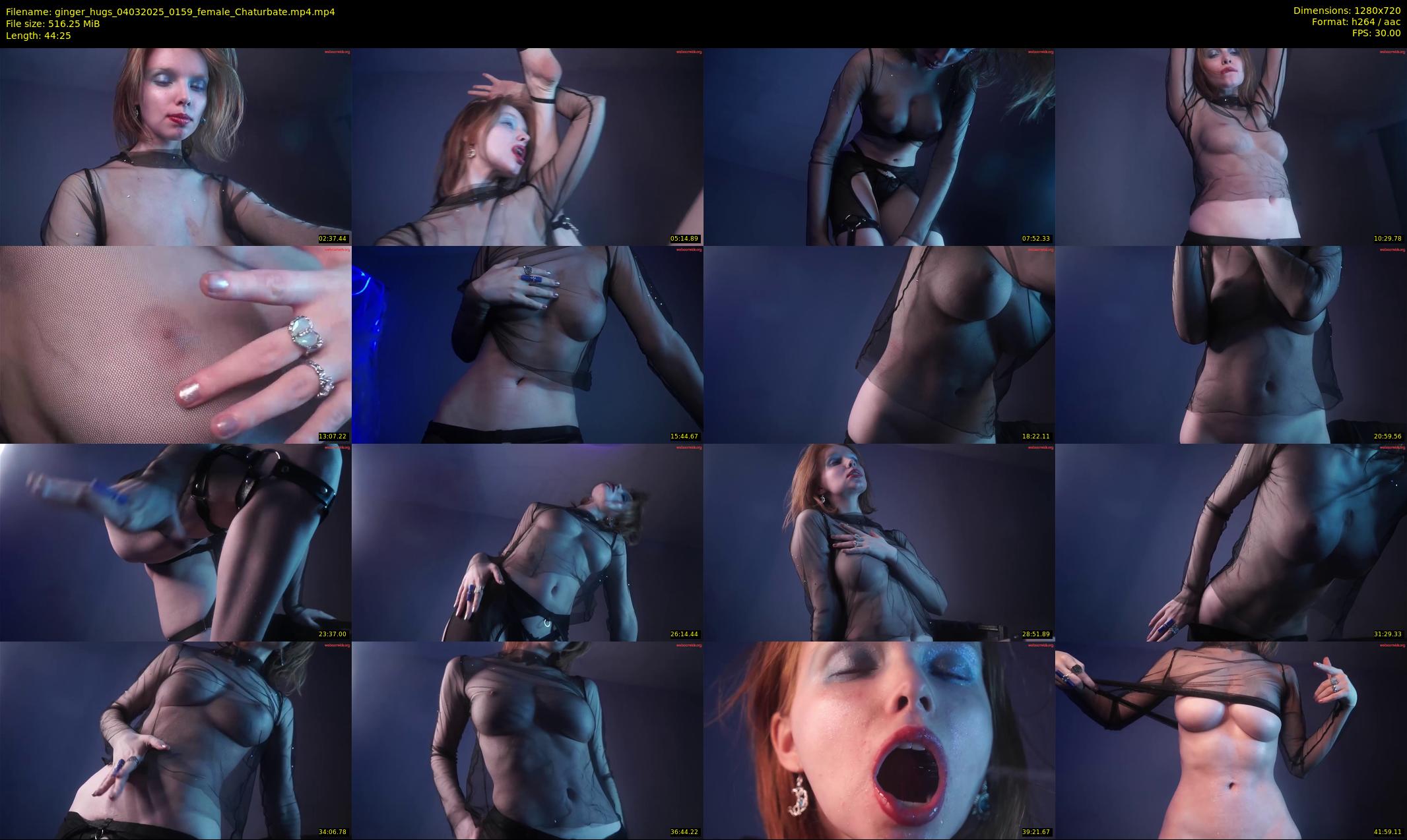 ginger_hugs — 45 minute Chaturbate female cam show recording, 720p, Mar 4, 2025