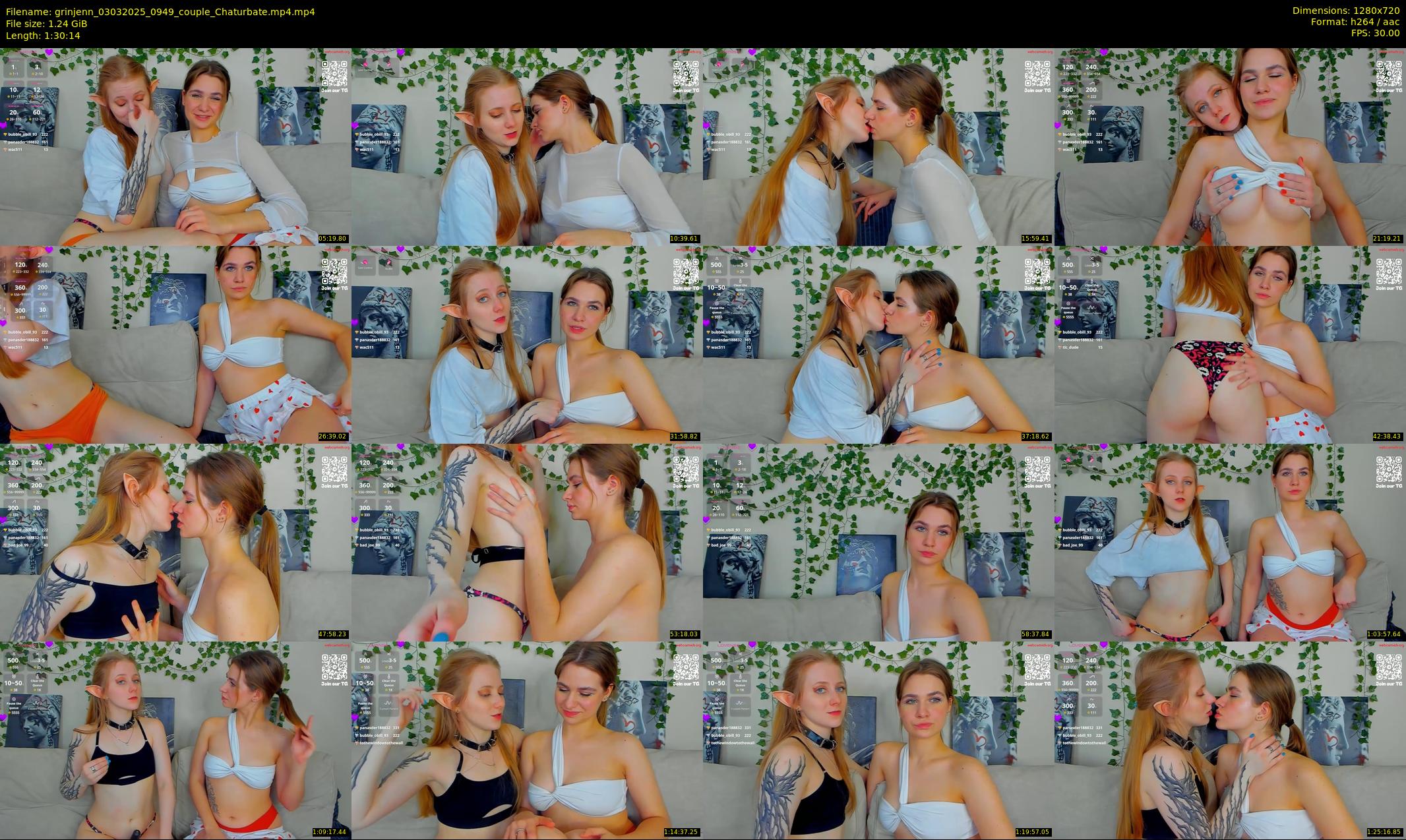 grinjenn — 91 minute Chaturbate female cam show recording, 720p, Mar 3, 2025