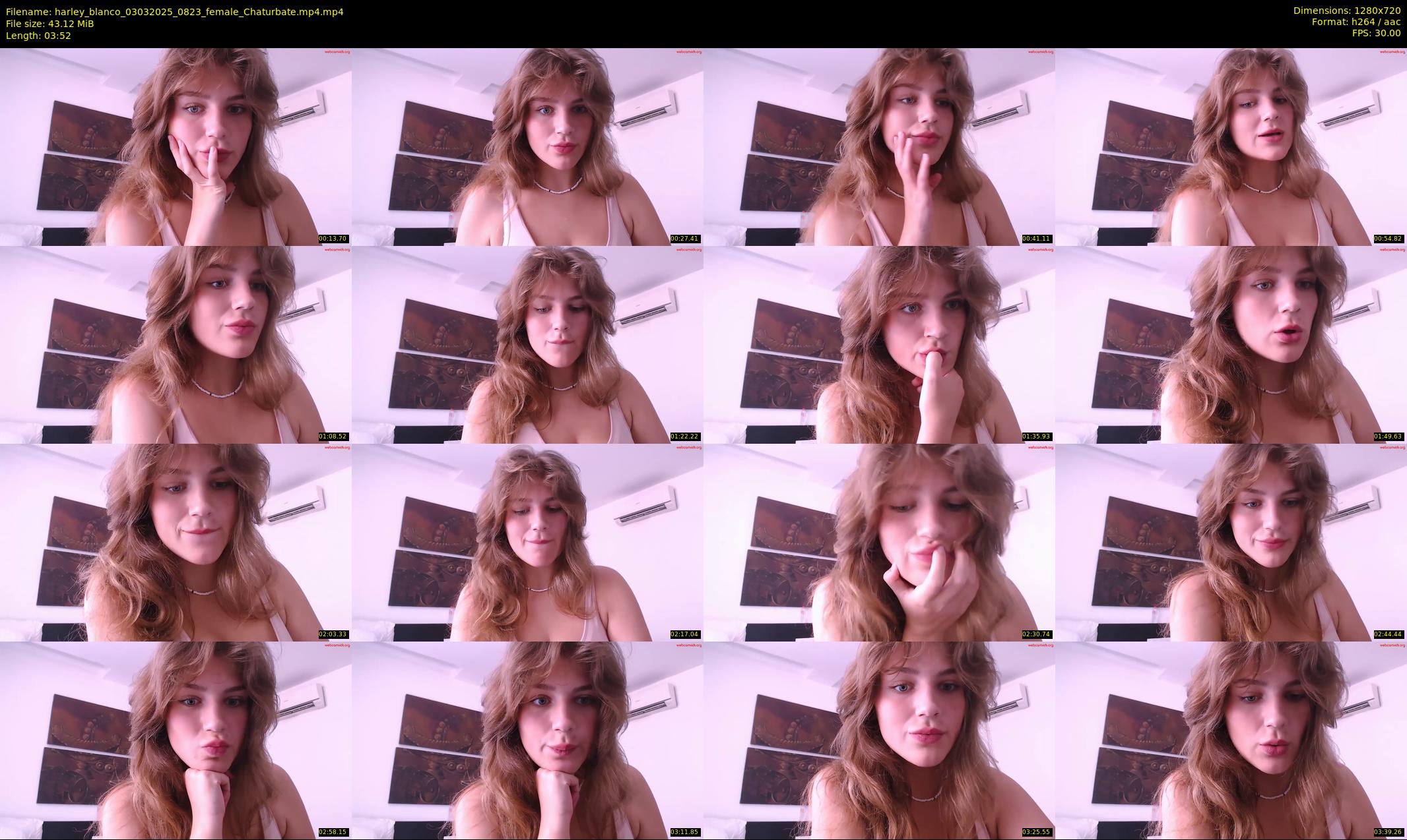 harley_blanco — 4 minute Chaturbate female cam show recording, 720p, Mar 3, 2025