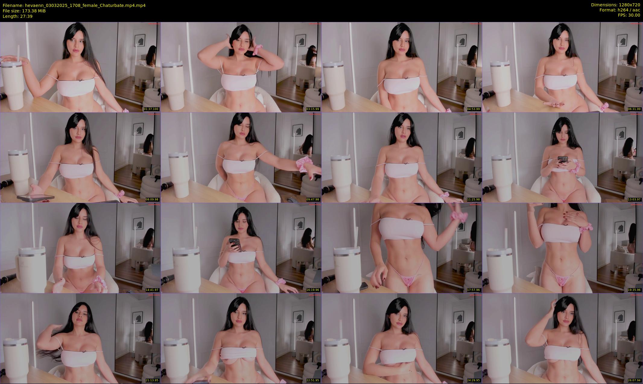 hevaenn — 28 minute Chaturbate female cam show recording, 720p, Mar 3, 2025