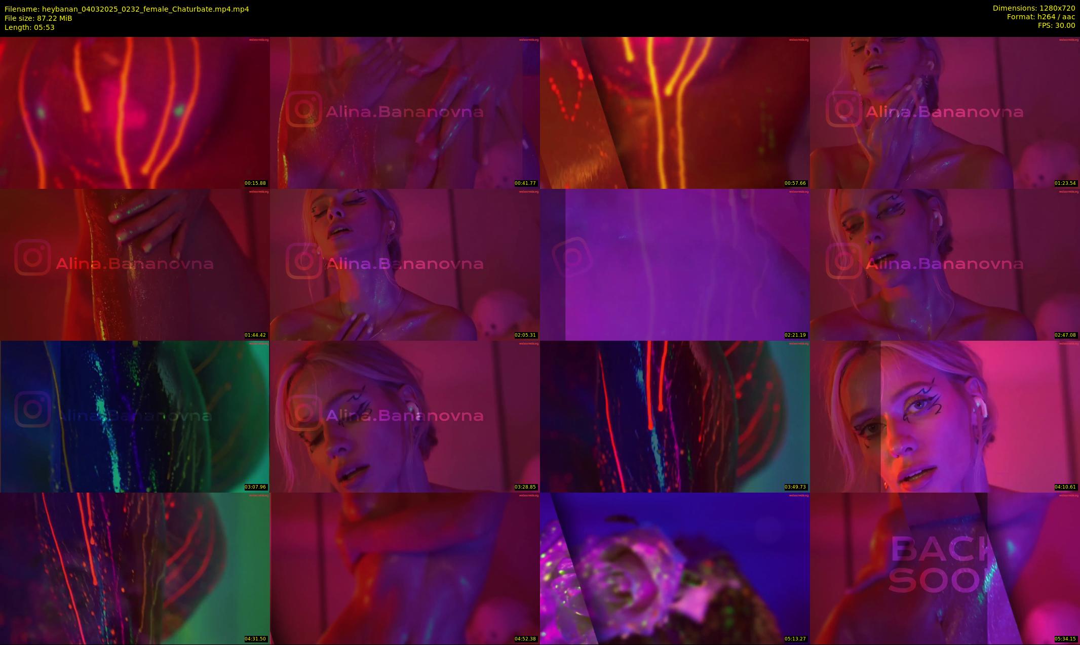 heybanan — 6 minute Chaturbate female cam show recording, 720p, Mar 4, 2025