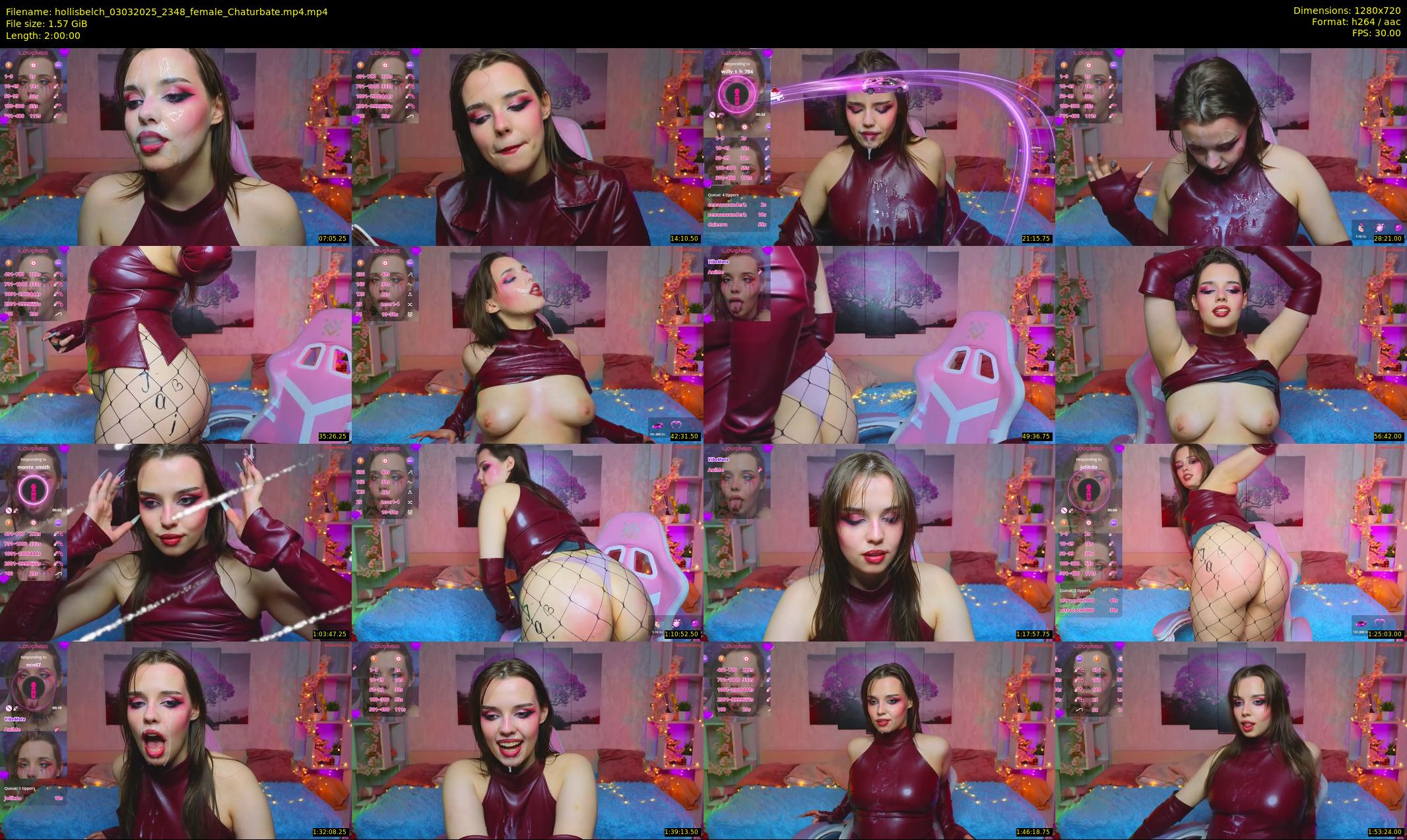 hollisbelch — 120 minute Chaturbate female cam show recording, 720p, Mar 3, 2025