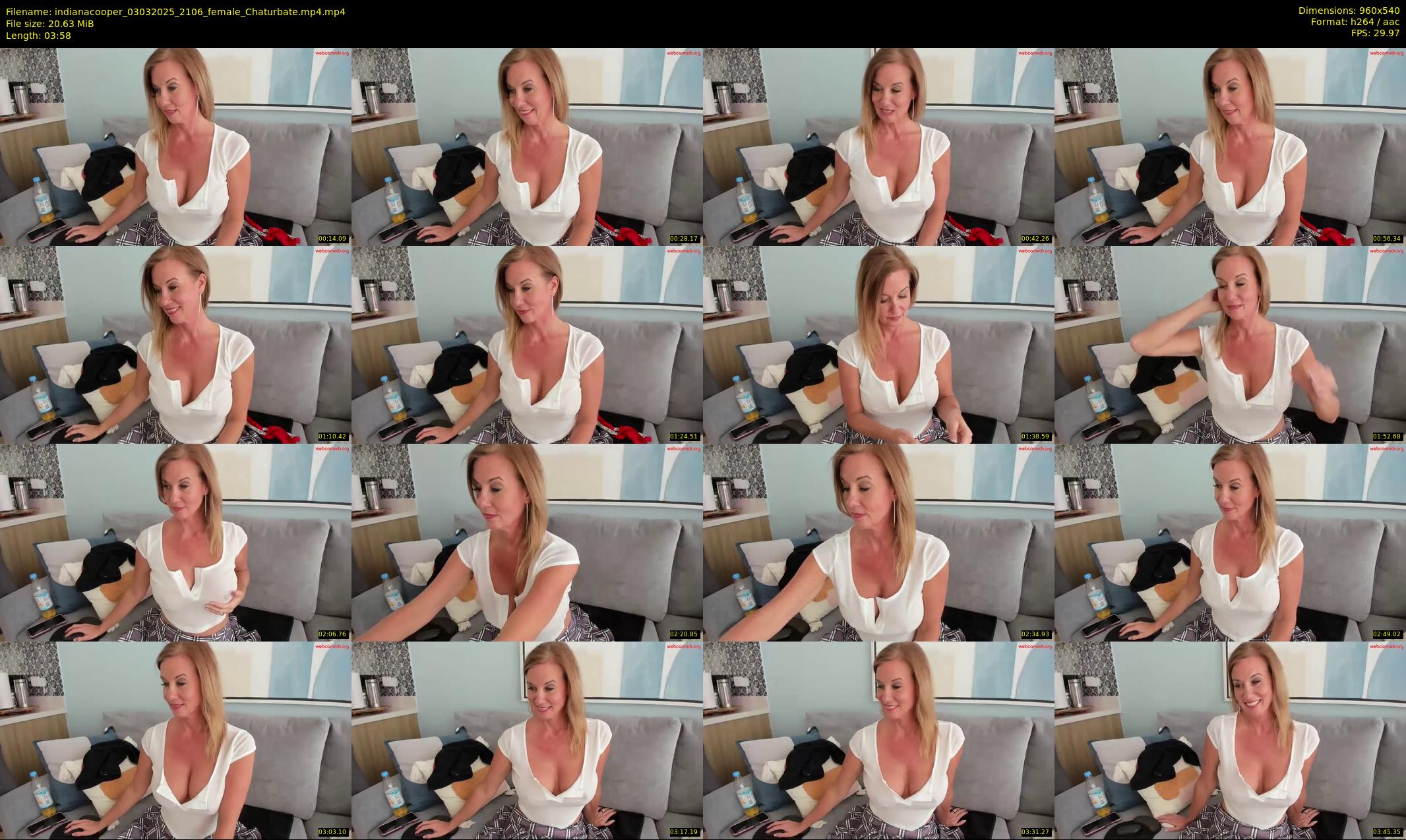 indianacooper — 4 minute Chaturbate female cam show recording, 480p, Mar 3, 2025