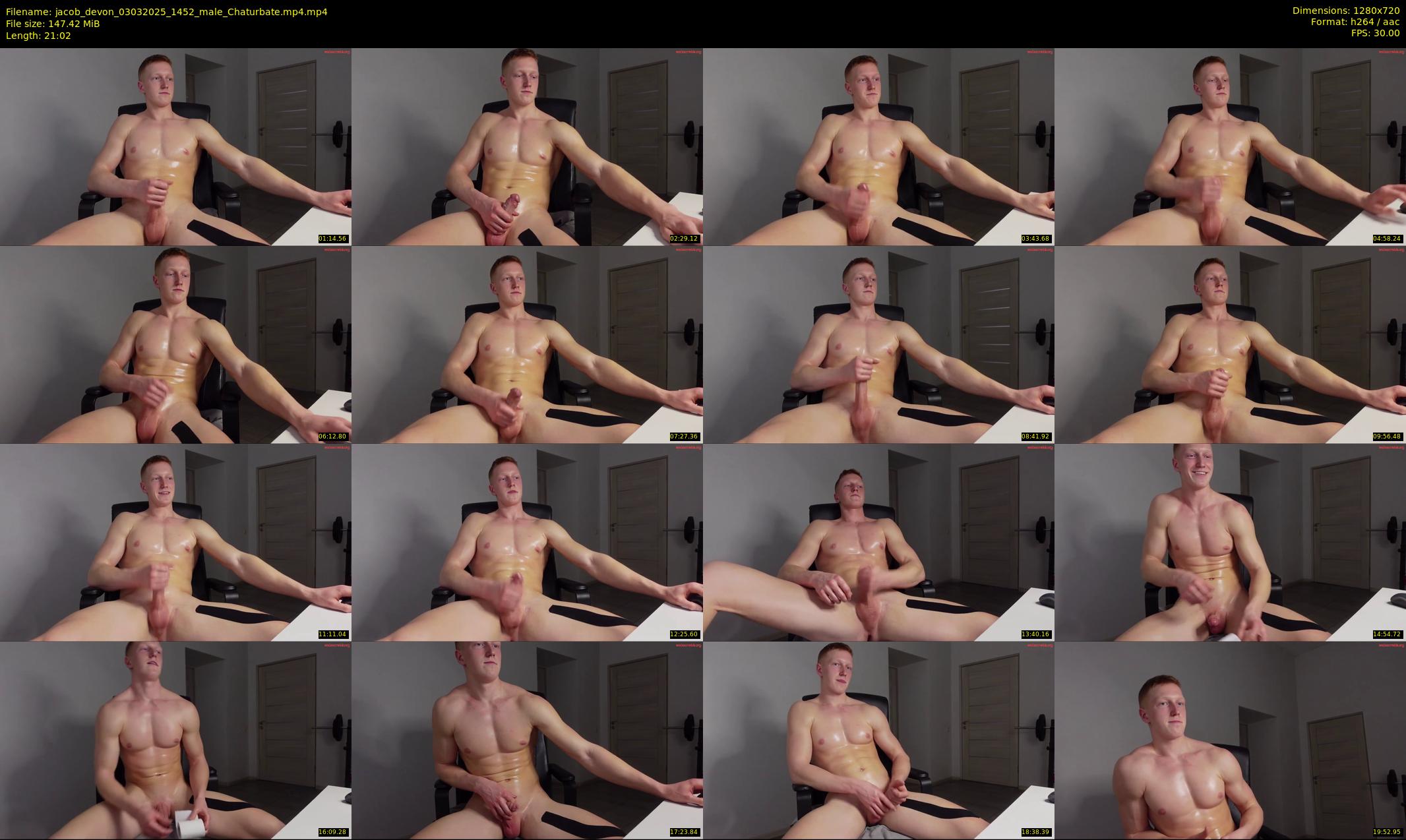 jacob_devon — 22 minute Chaturbate male cam show recording, 720p, Mar 3, 2025