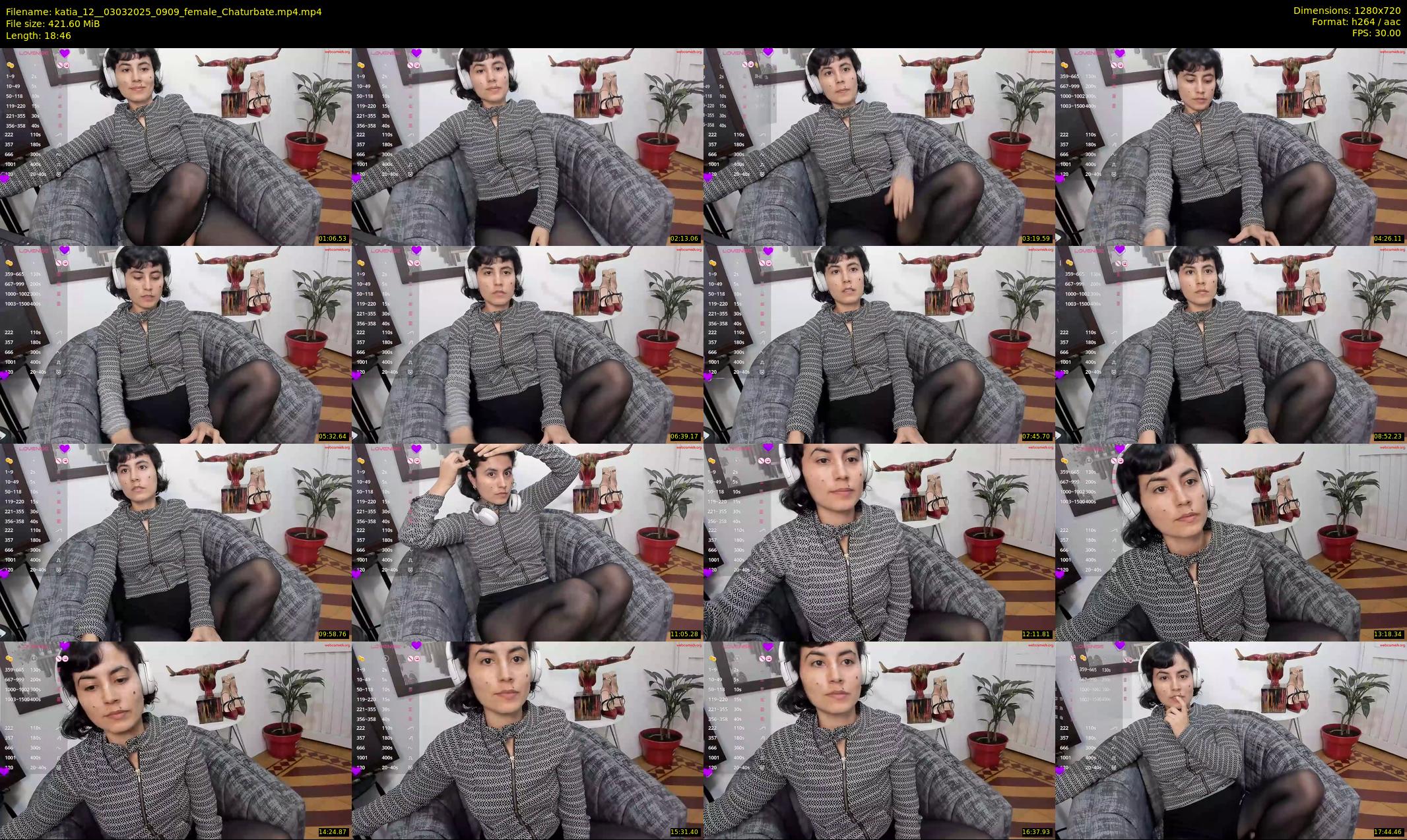 katia_12_ — 19 minute Chaturbate female cam show recording, 720p, Mar 3, 2025