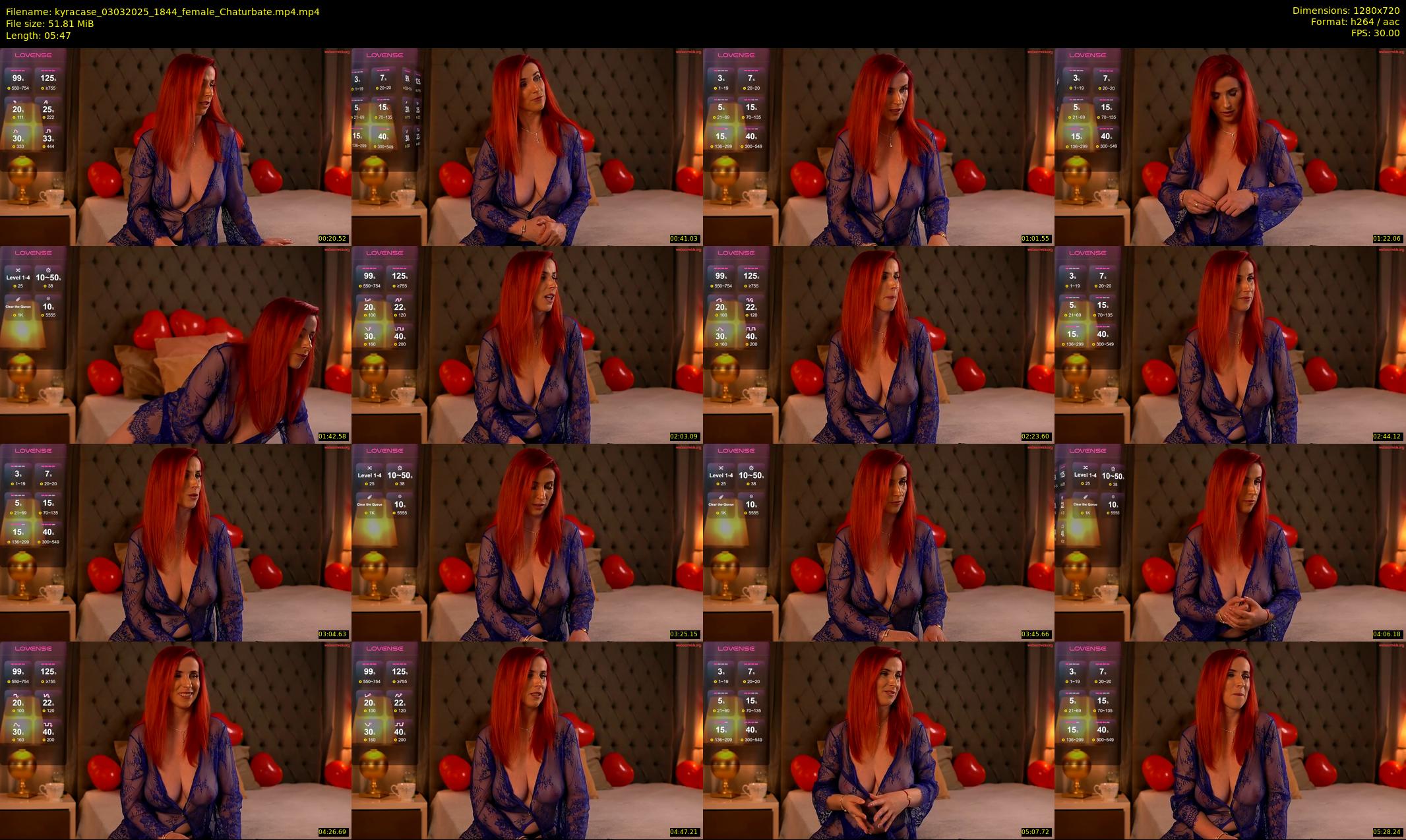 kyracase — 6 minute Chaturbate female cam show recording, 720p, Mar 3, 2025