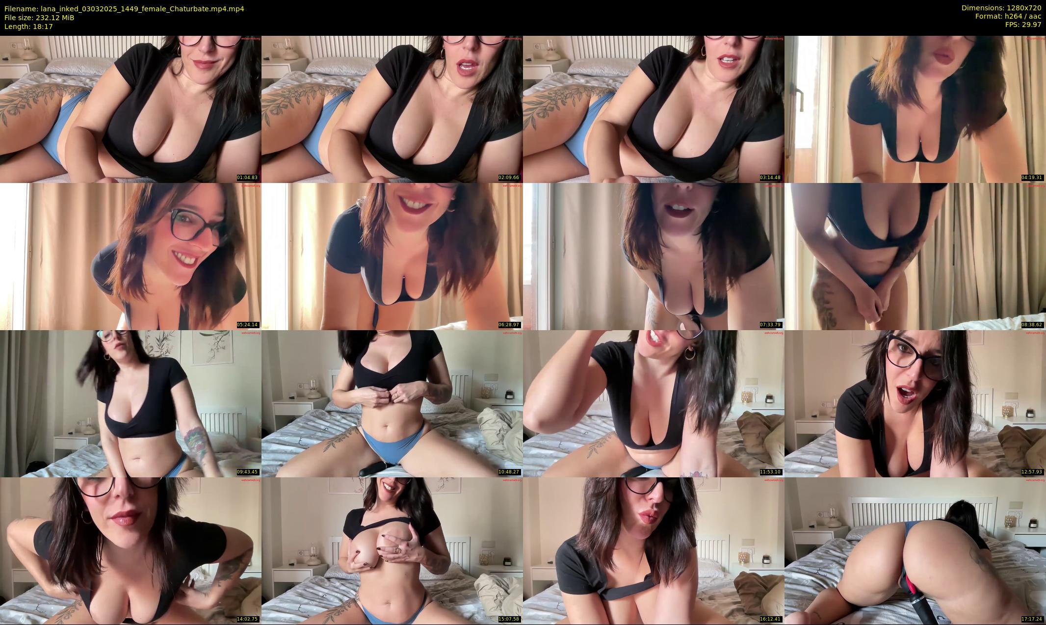 lana_inked — 19 minute Chaturbate female cam show recording, 720p, Mar 3, 2025