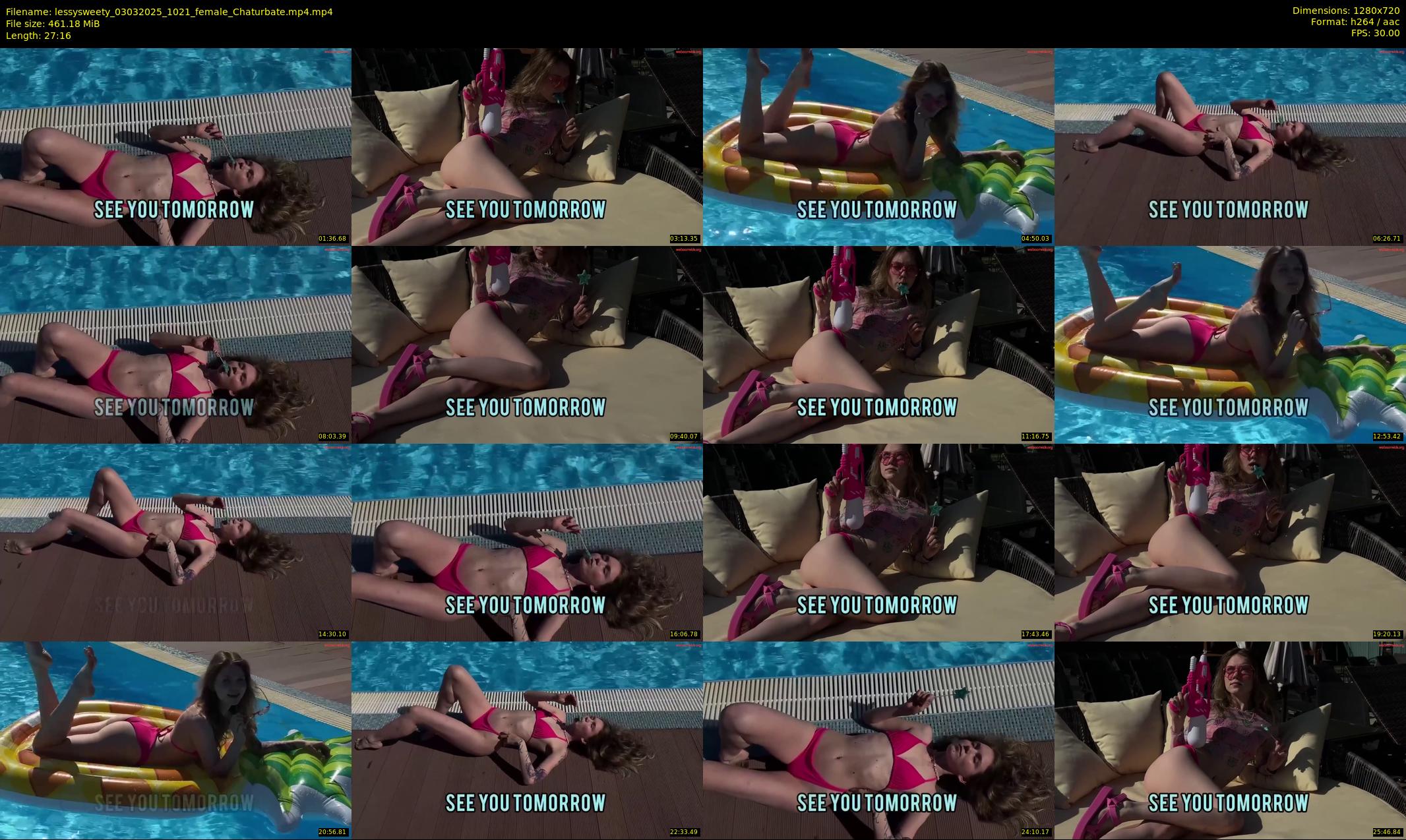 lessysweety — 28 minute Chaturbate female cam show recording, 720p, Mar 3, 2025