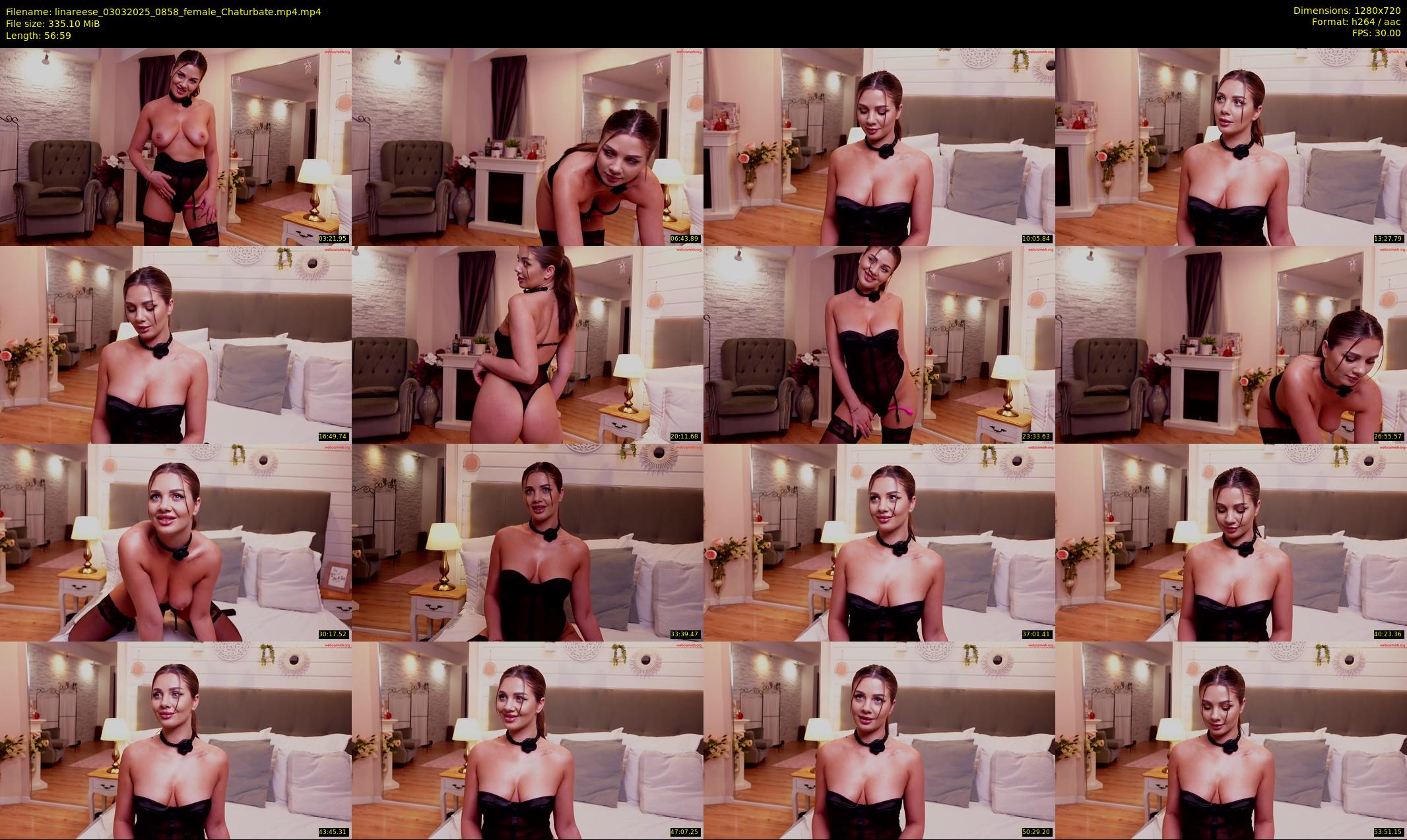 linareese — 57 minute Chaturbate female cam show recording, 720p, Mar 3, 2025
