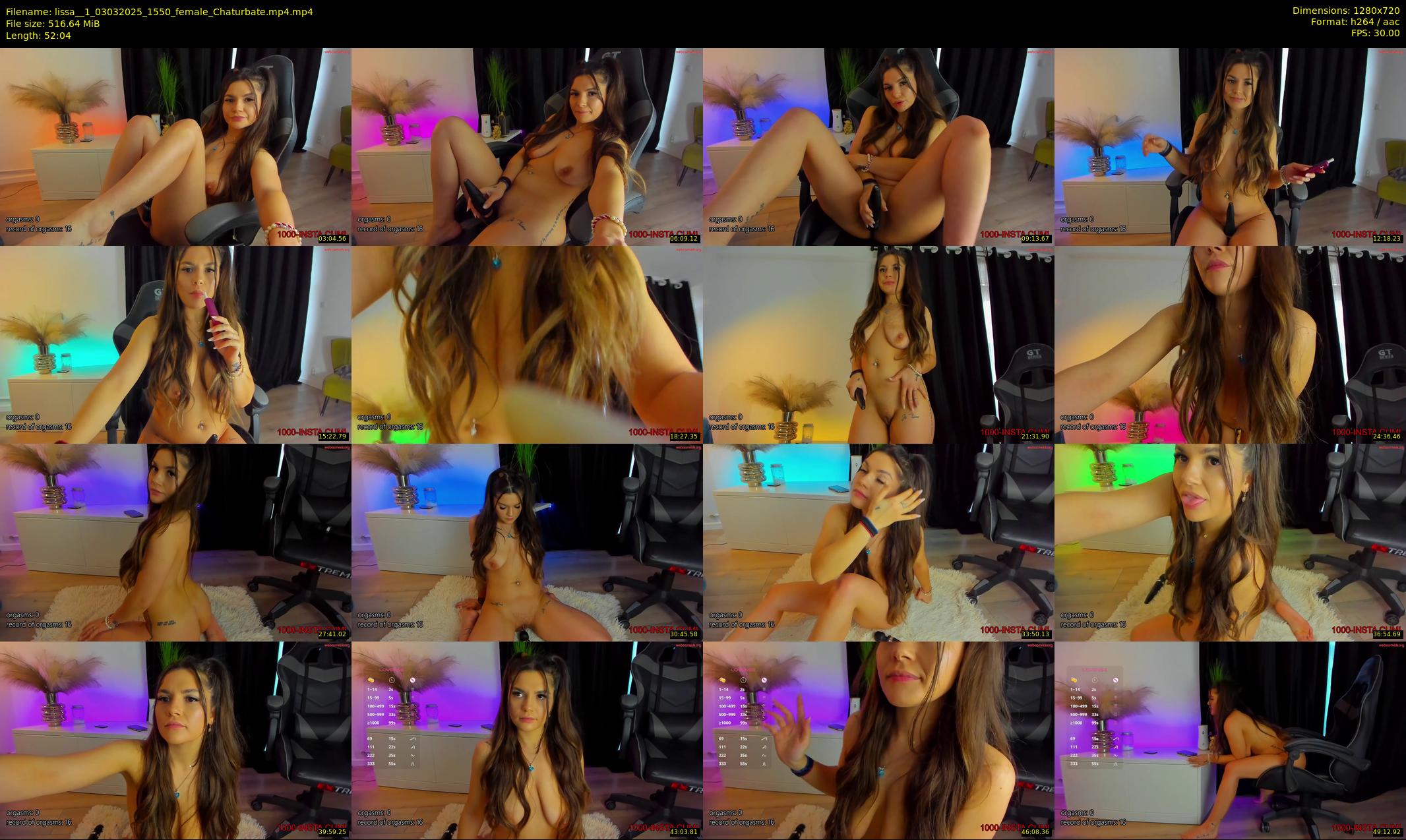 lissa__1 — 53 minute Chaturbate female cam show recording, 720p, Mar 3, 2025