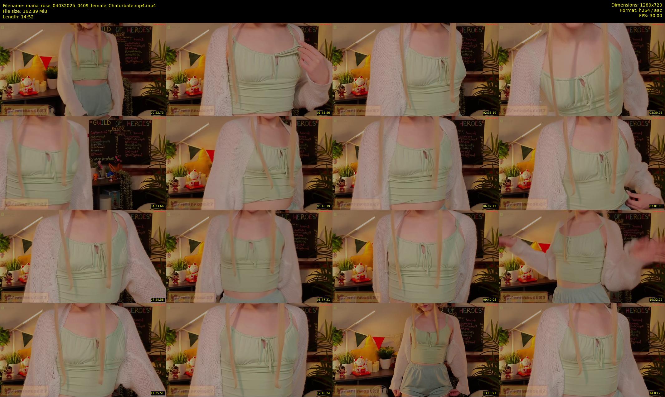 mana_rose — 15 minute Chaturbate female cam show recording, 720p, Mar 4, 2025