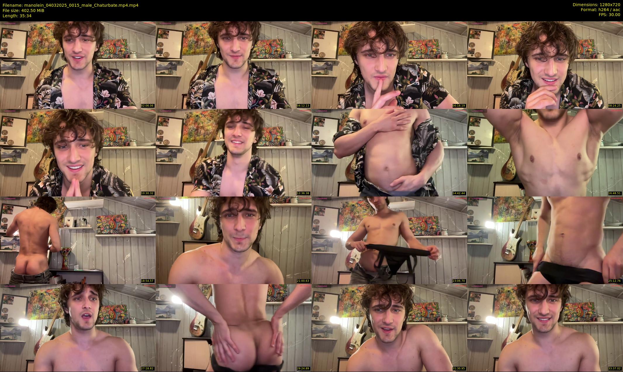 manolein — 36 minute Chaturbate male cam show recording, 720p, Mar 4, 2025