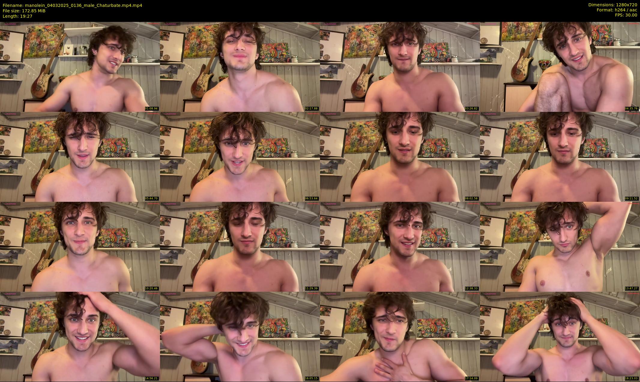 manolein — 20 minute Chaturbate male cam show recording, 720p, Mar 4, 2025