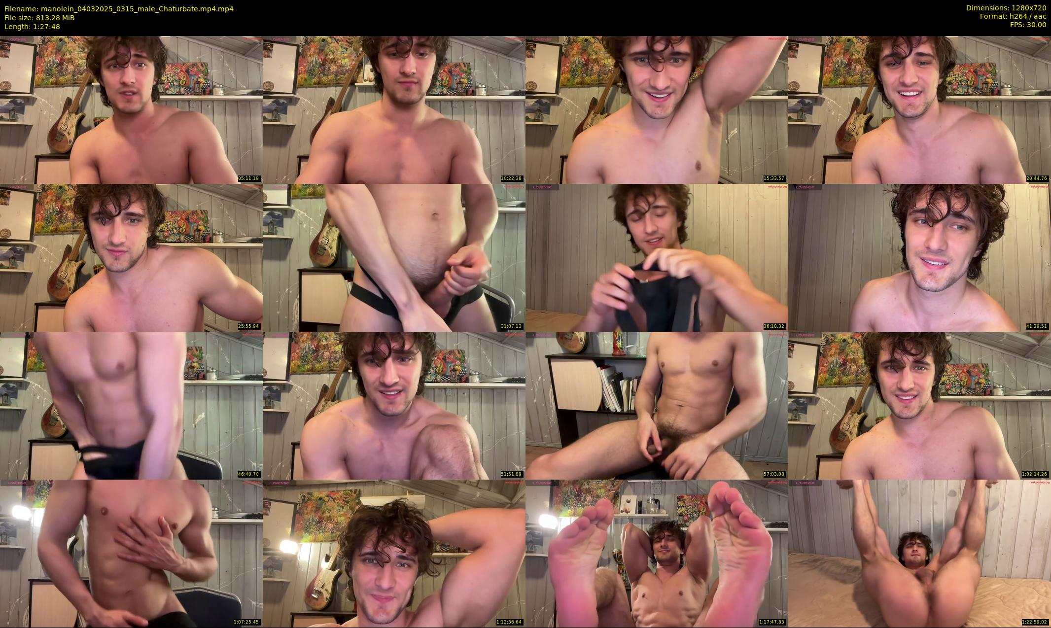 manolein — 88 minute Chaturbate male cam show recording, 720p, Mar 4, 2025