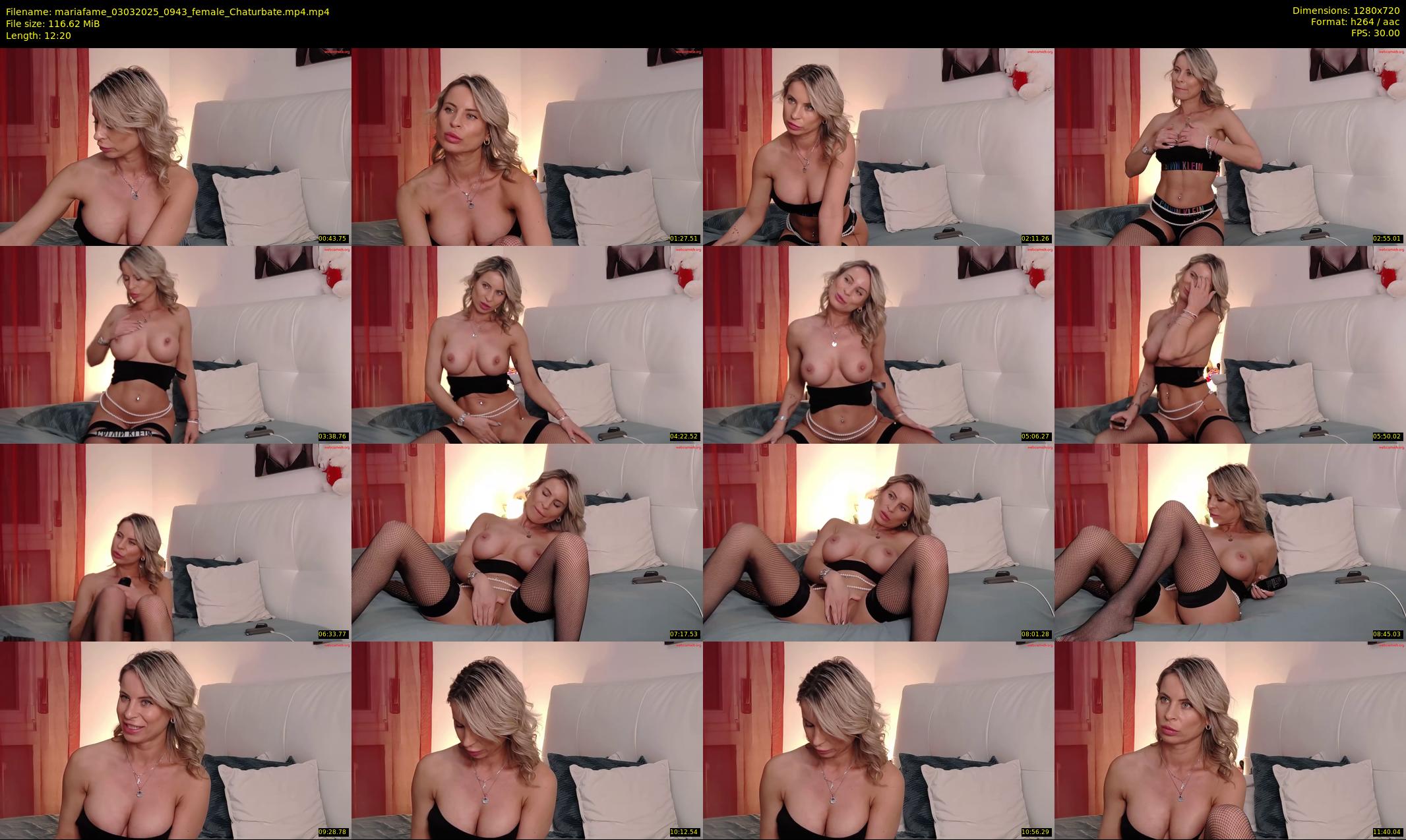 mariafame — 13 minute Chaturbate female cam show recording, 720p, Mar 3, 2025