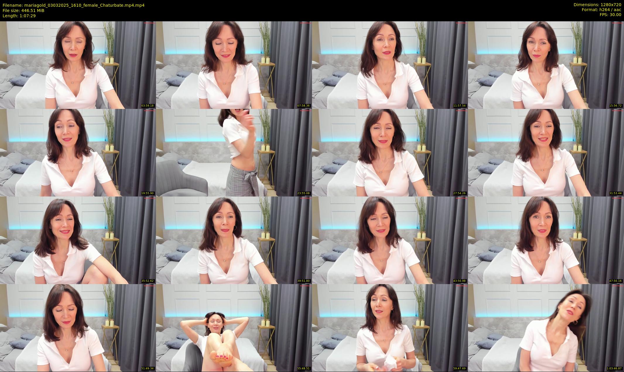 mariagold — 68 minute Chaturbate female cam show recording, 720p, Mar 3, 2025