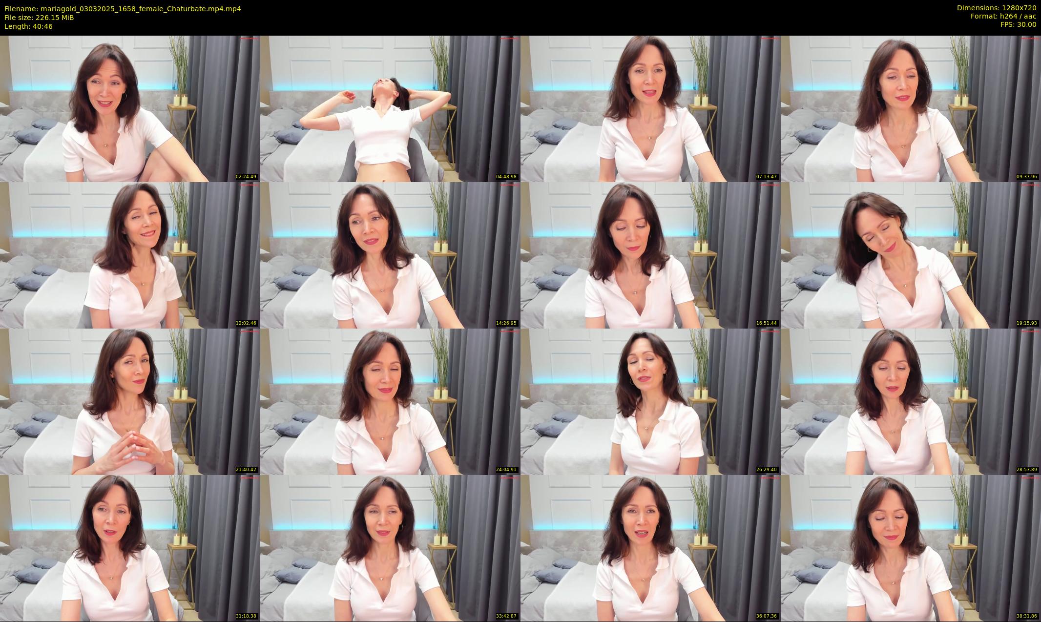 mariagold — 41 minute Chaturbate female cam show recording, 720p, Mar 3, 2025