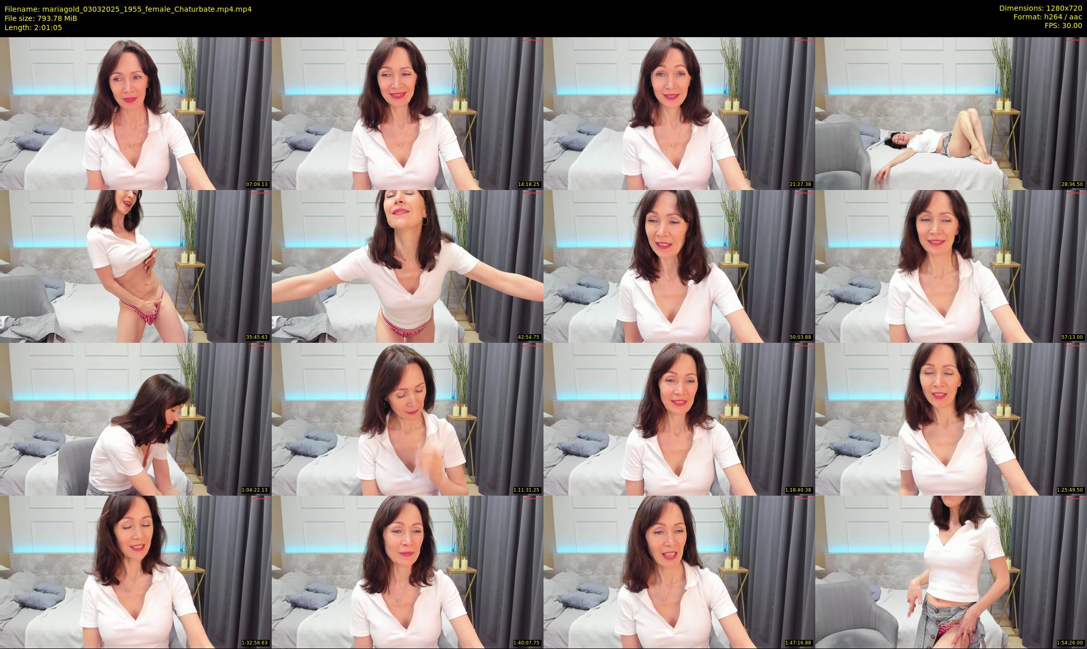 mariagold — 122 minute Chaturbate female cam show recording, 720p, Mar 3, 2025