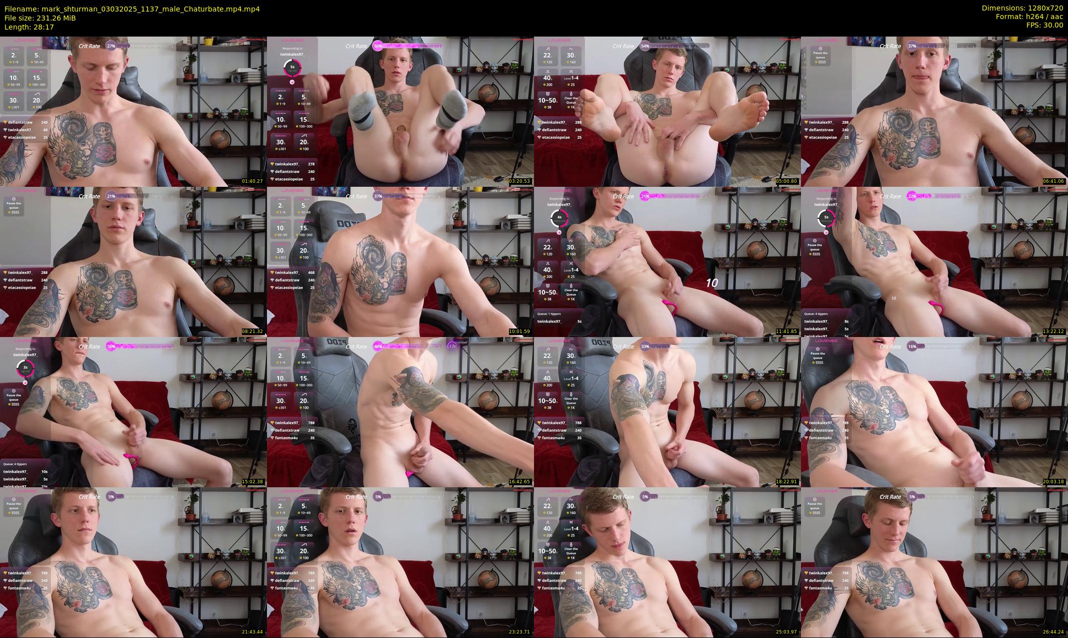 mark_shturman — 29 minute Chaturbate male cam show recording, 720p, Mar 3, 2025