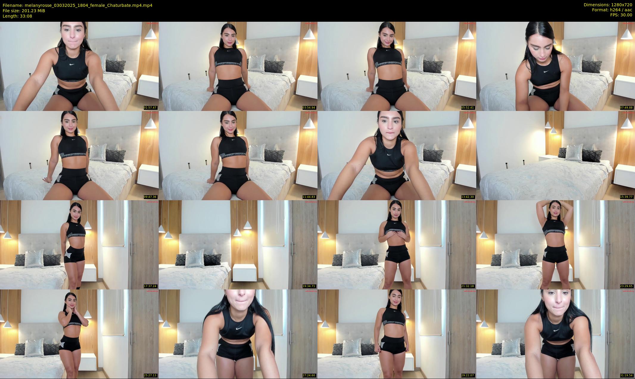 melanyrosse — 34 minute Chaturbate female cam show recording, 720p, Mar 3, 2025