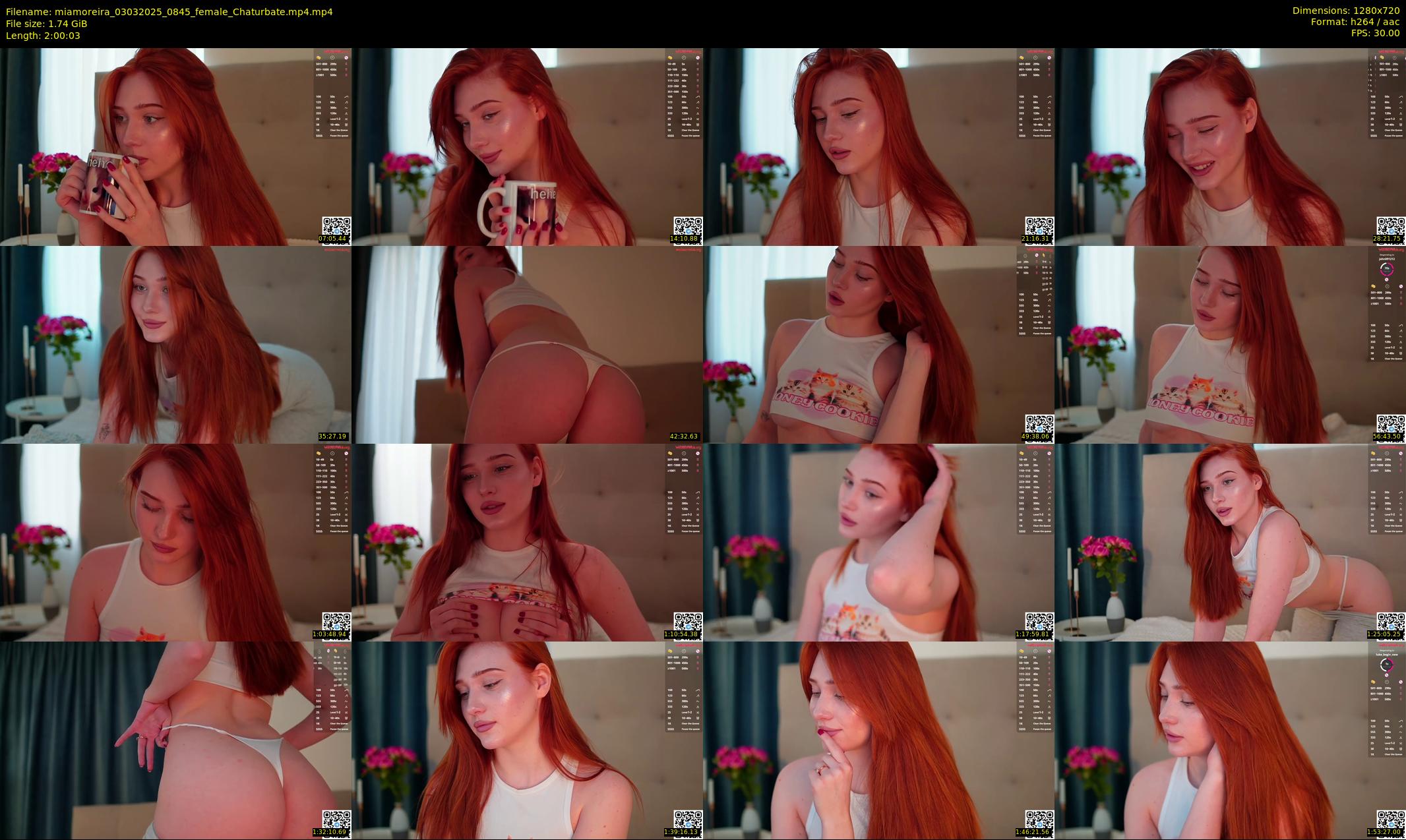 miamoreira — 121 minute Chaturbate female cam show recording, 720p, Mar 3, 2025