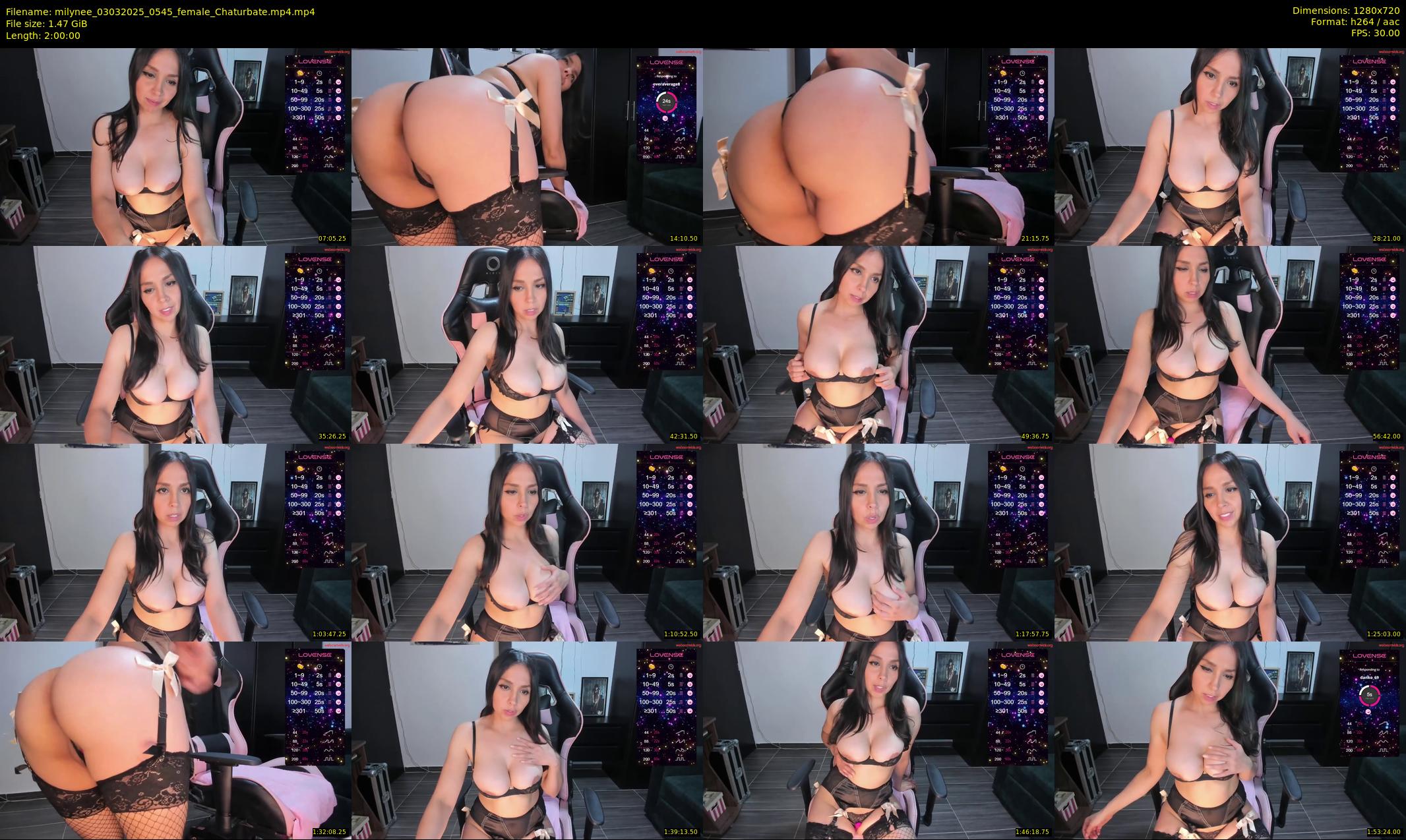 milynee — 120 minute Chaturbate female cam show recording, 720p, Mar 3, 2025