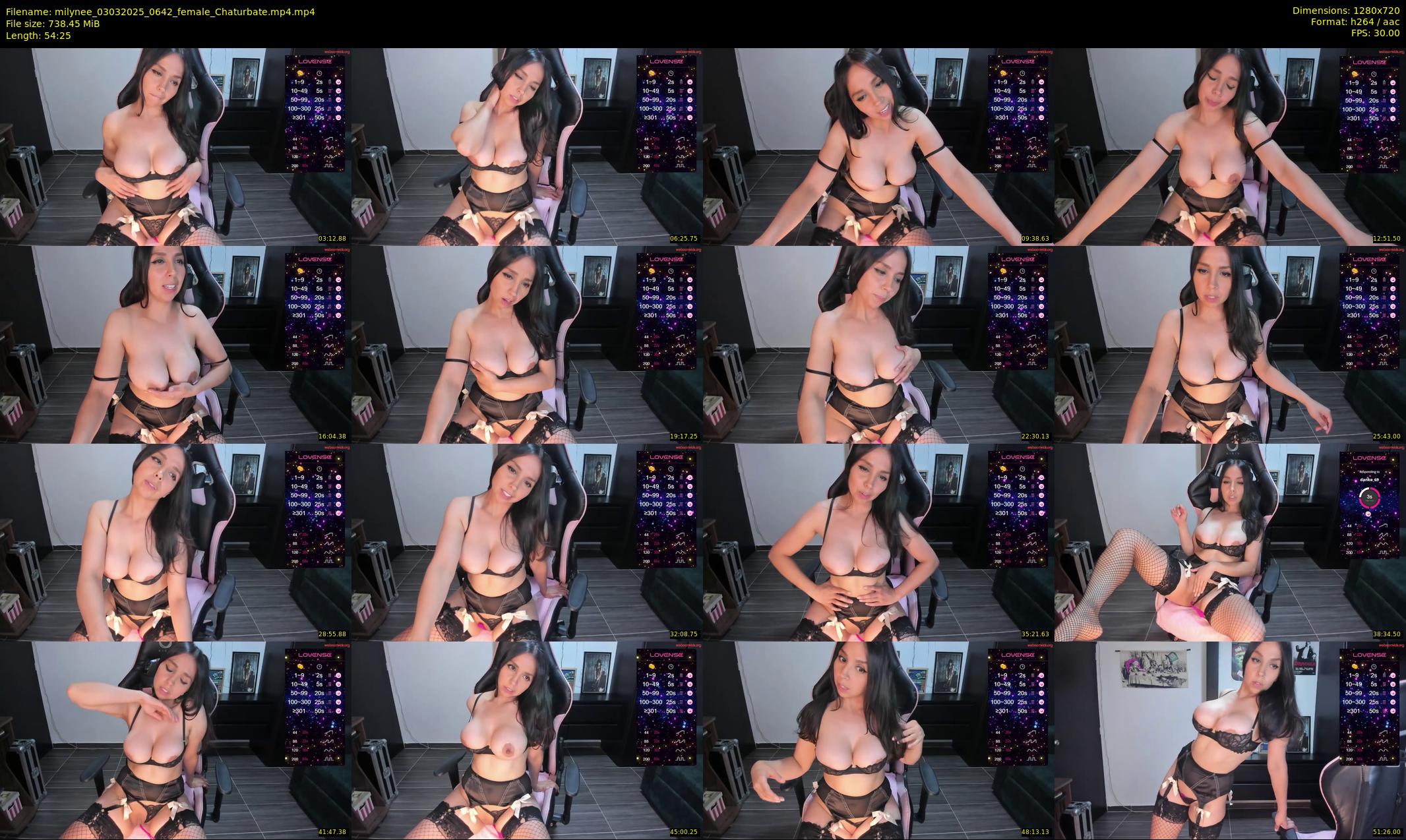 milynee — 55 minute Chaturbate female cam show recording, 720p, Mar 3, 2025