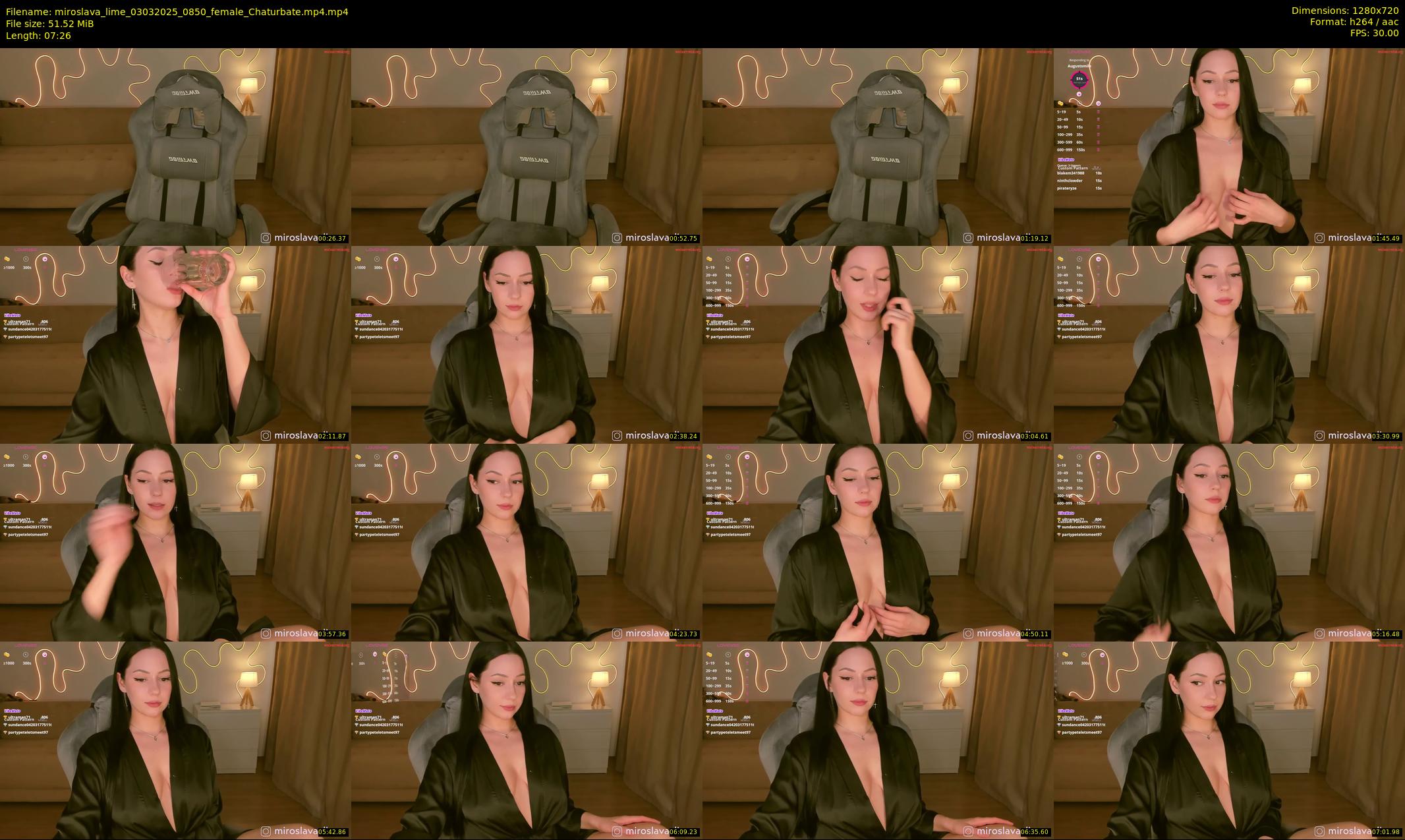 miroslava_lime — 8 minute Chaturbate female cam show recording, 720p, Mar 3, 2025