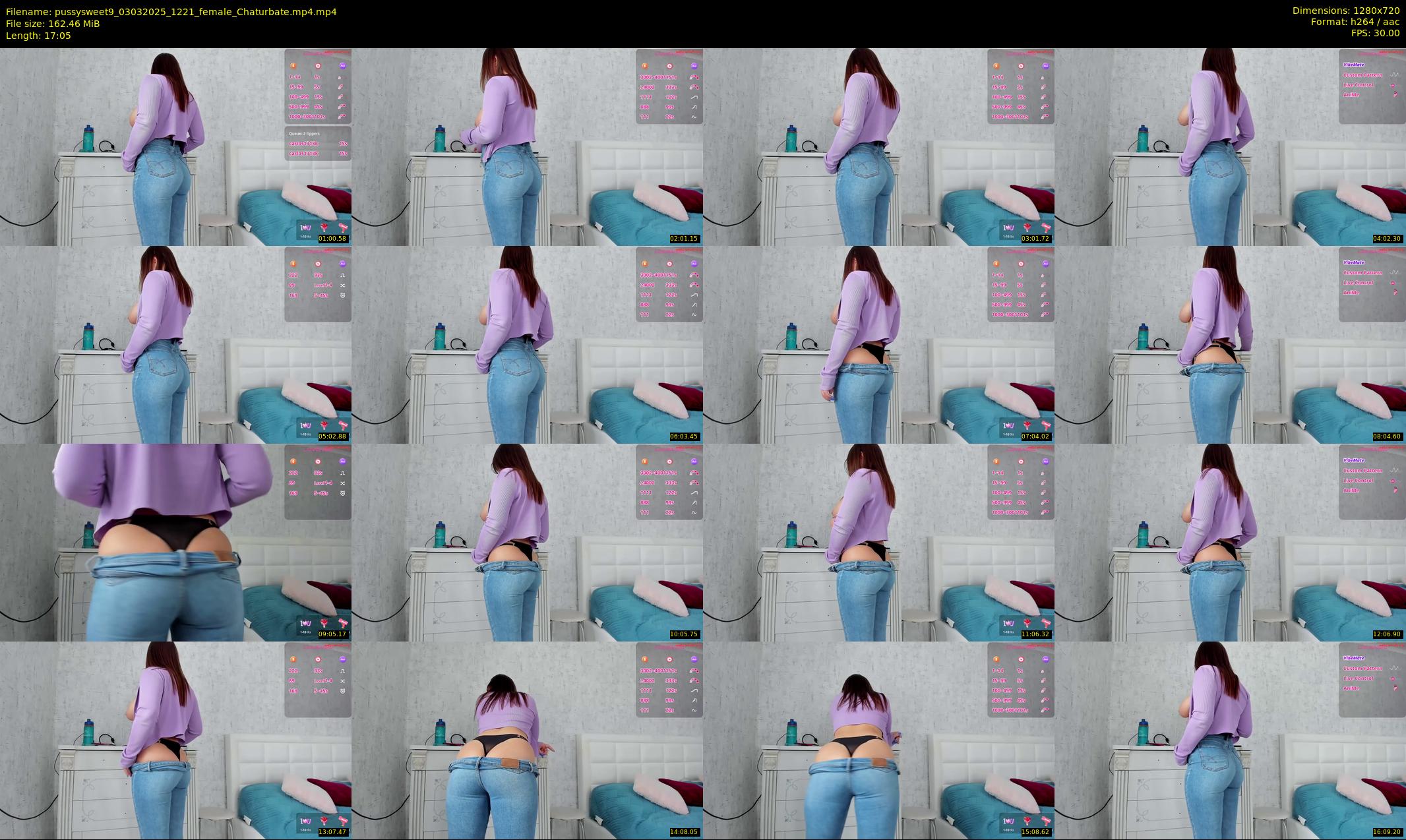 pussysweet9 — 18 minute Chaturbate female cam show recording, 720p, Mar 3, 2025