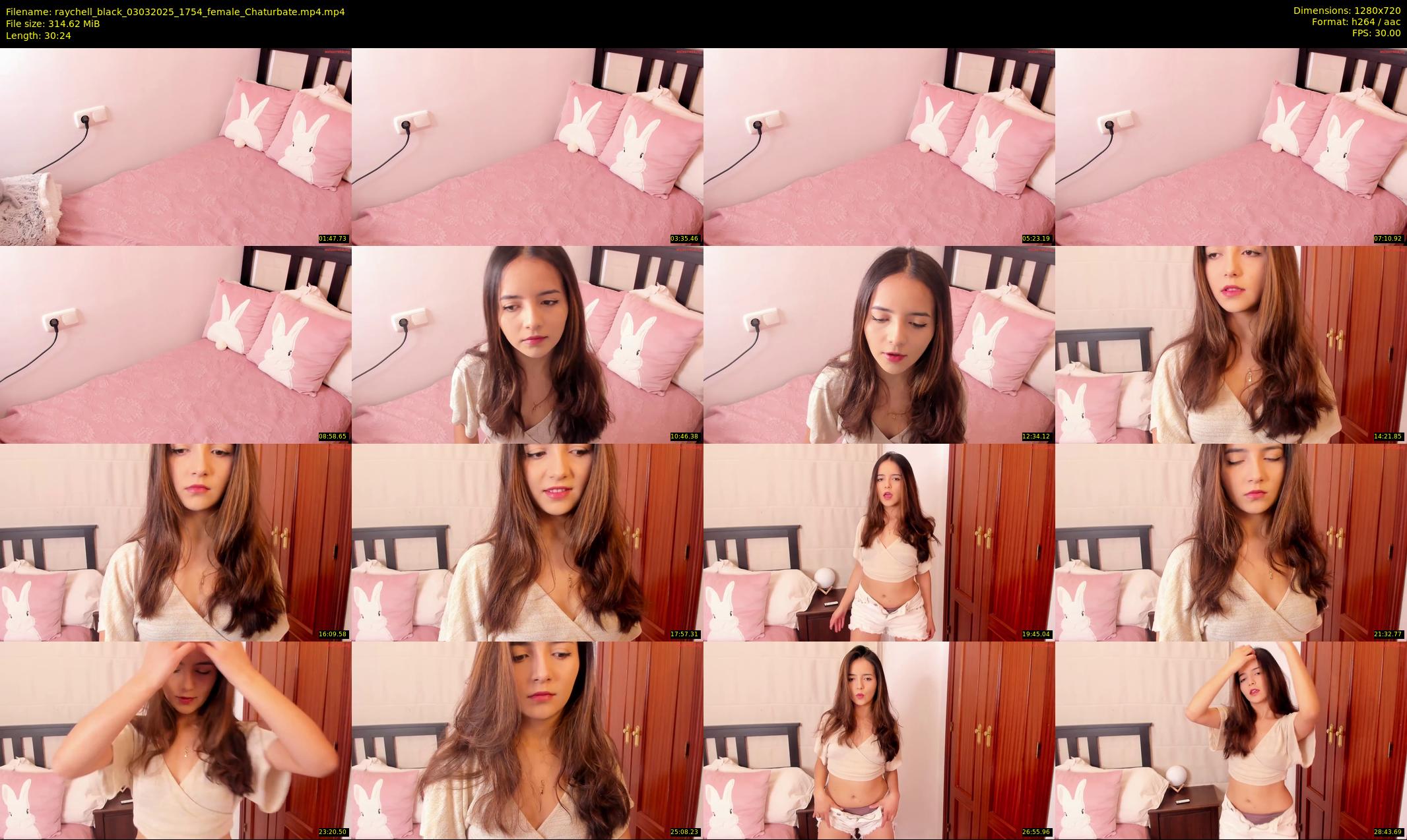 raychell_black — 31 minute Chaturbate female cam show recording, 720p, Mar 3, 2025