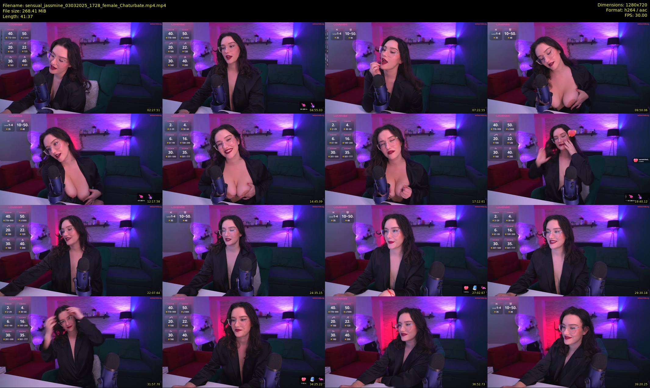 sensual_jassmine — 42 minute Chaturbate female cam show recording, 720p, Mar 3, 2025