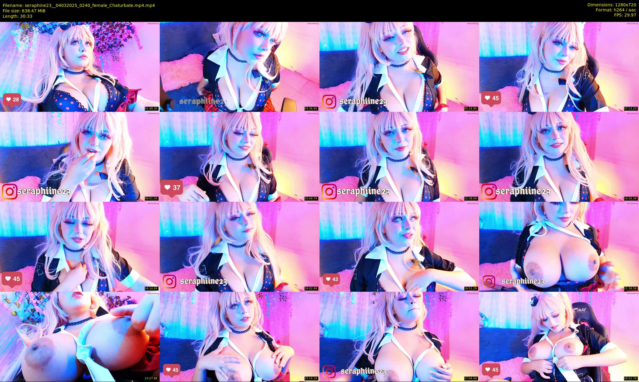 seraphine23_ — 31 minute Chaturbate female cam show recording, 720p, Mar 4, 2025