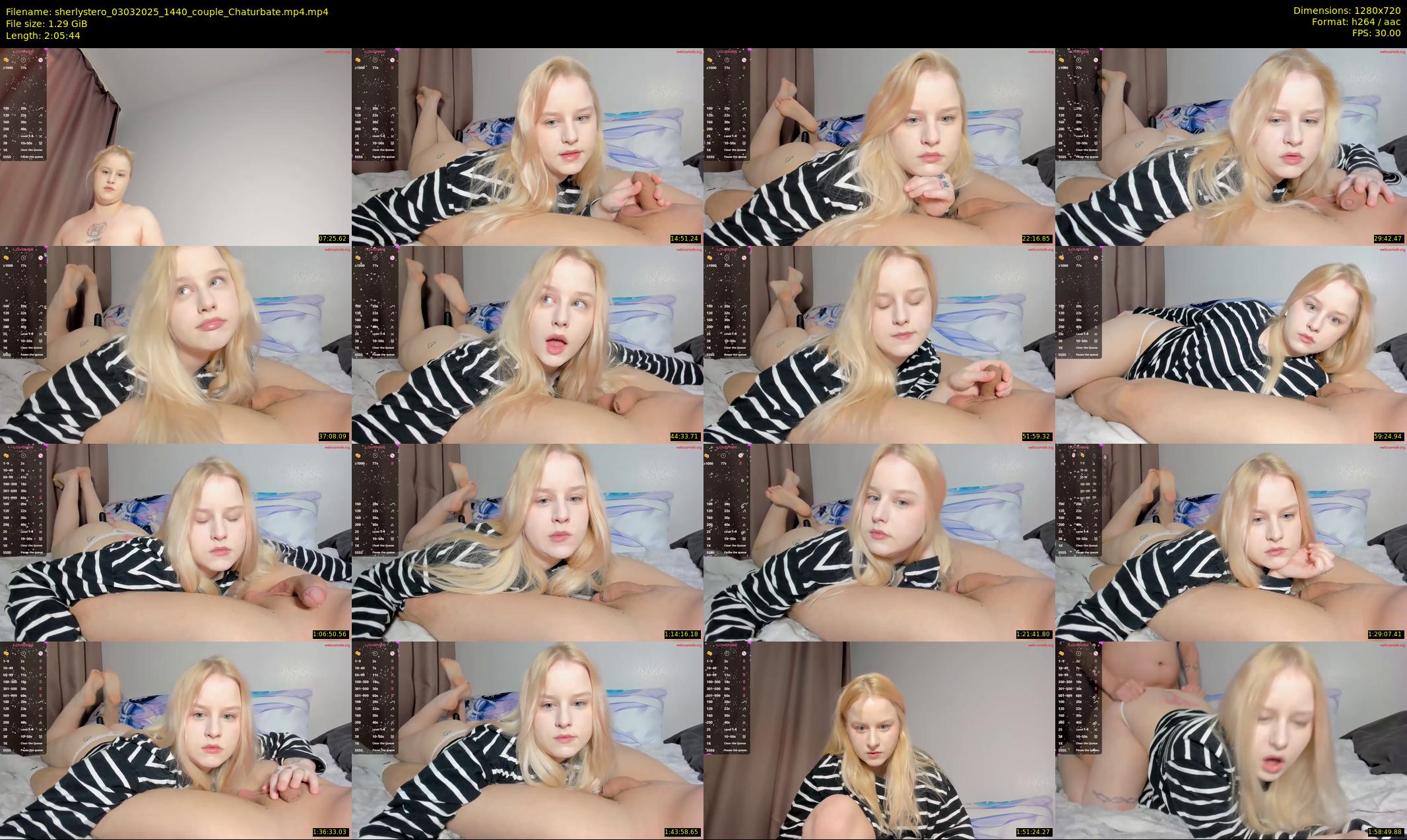 sherlystero — 126 minute Chaturbate couple cam show recording, 720p, Mar 3, 2025