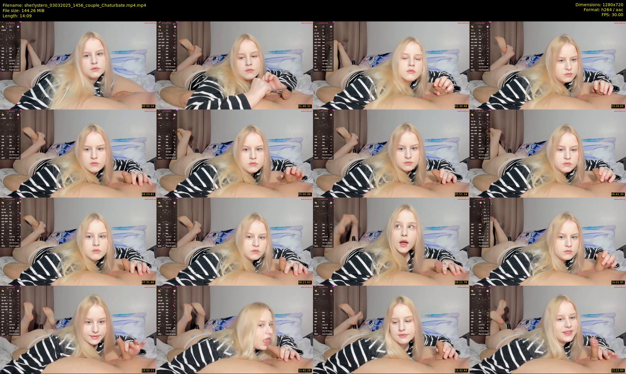 sherlystero — 15 minute Chaturbate couple cam show recording, 720p, Mar 3, 2025
